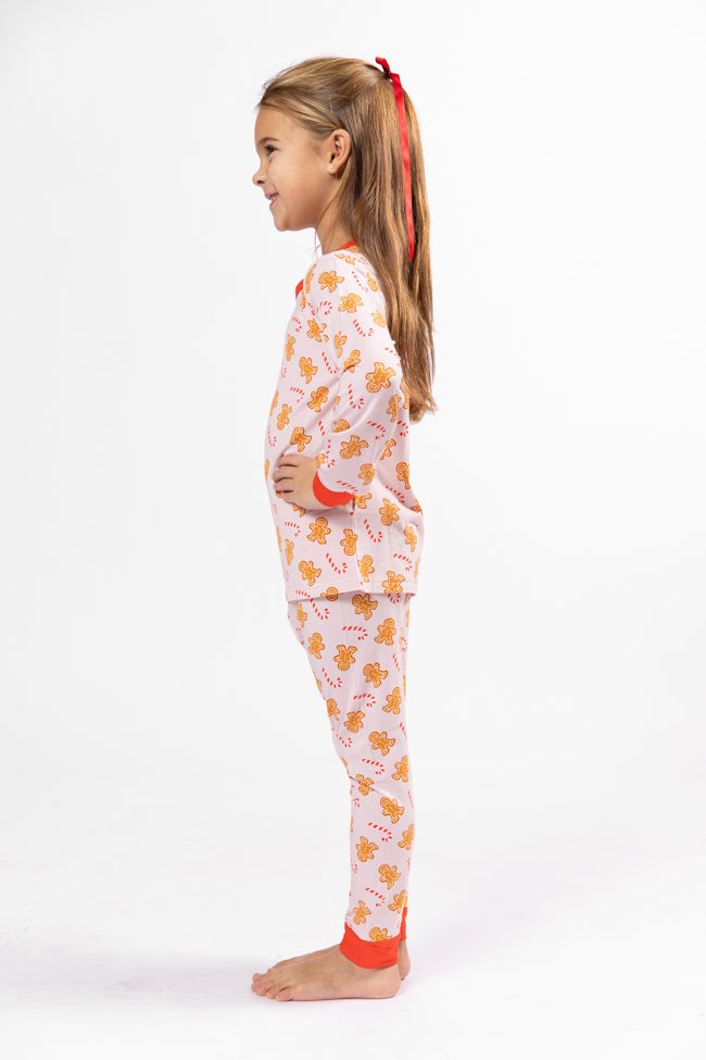 Kid's Under The Stars In Neutral Gingerbread Pajama Set Macy Blackwell X Pink Lily FINAL SALE