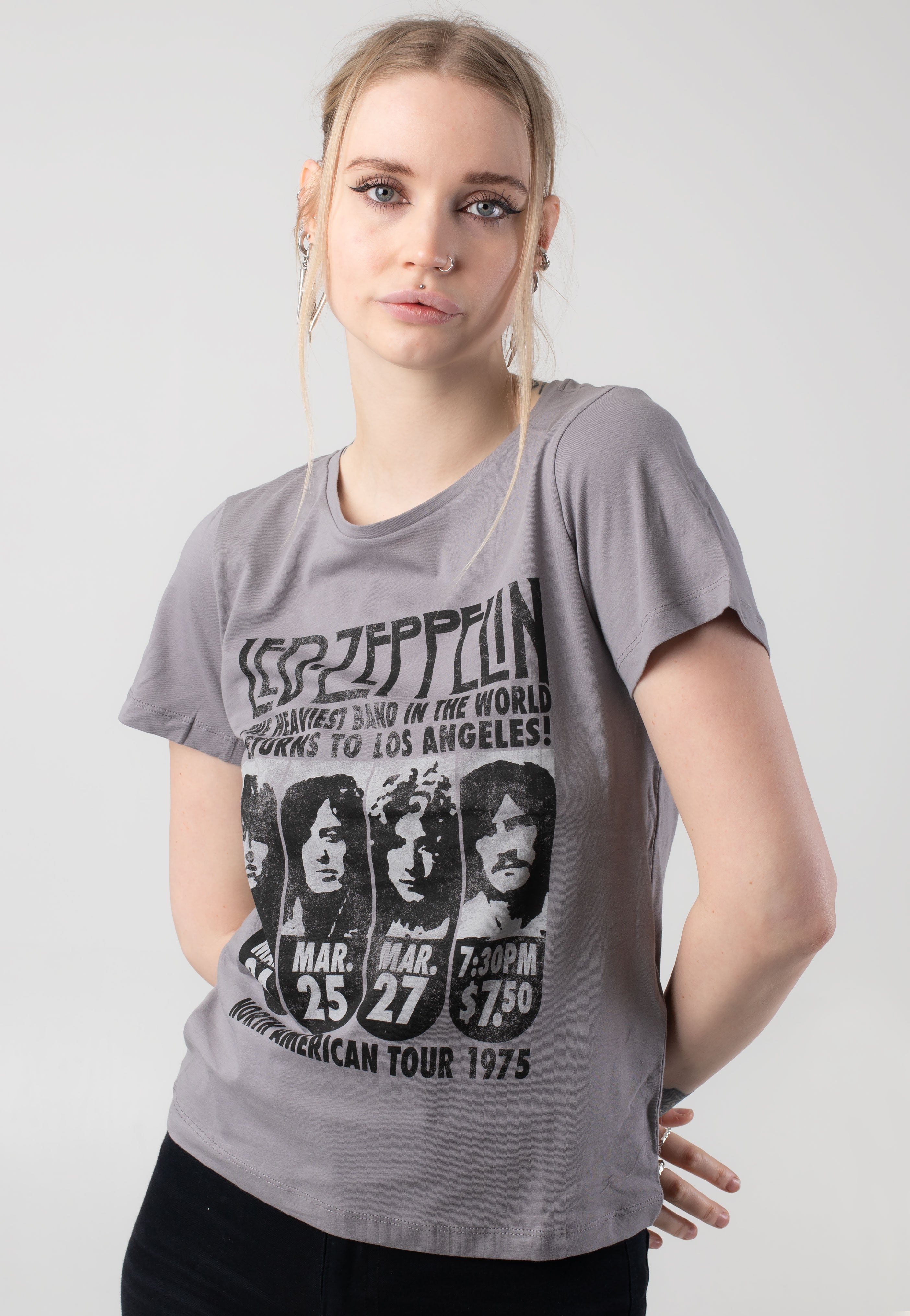 Noisy May x Led Zeppelin - Nate Silver Filigree Obsidian - T-Shirt Clearance Eastbay