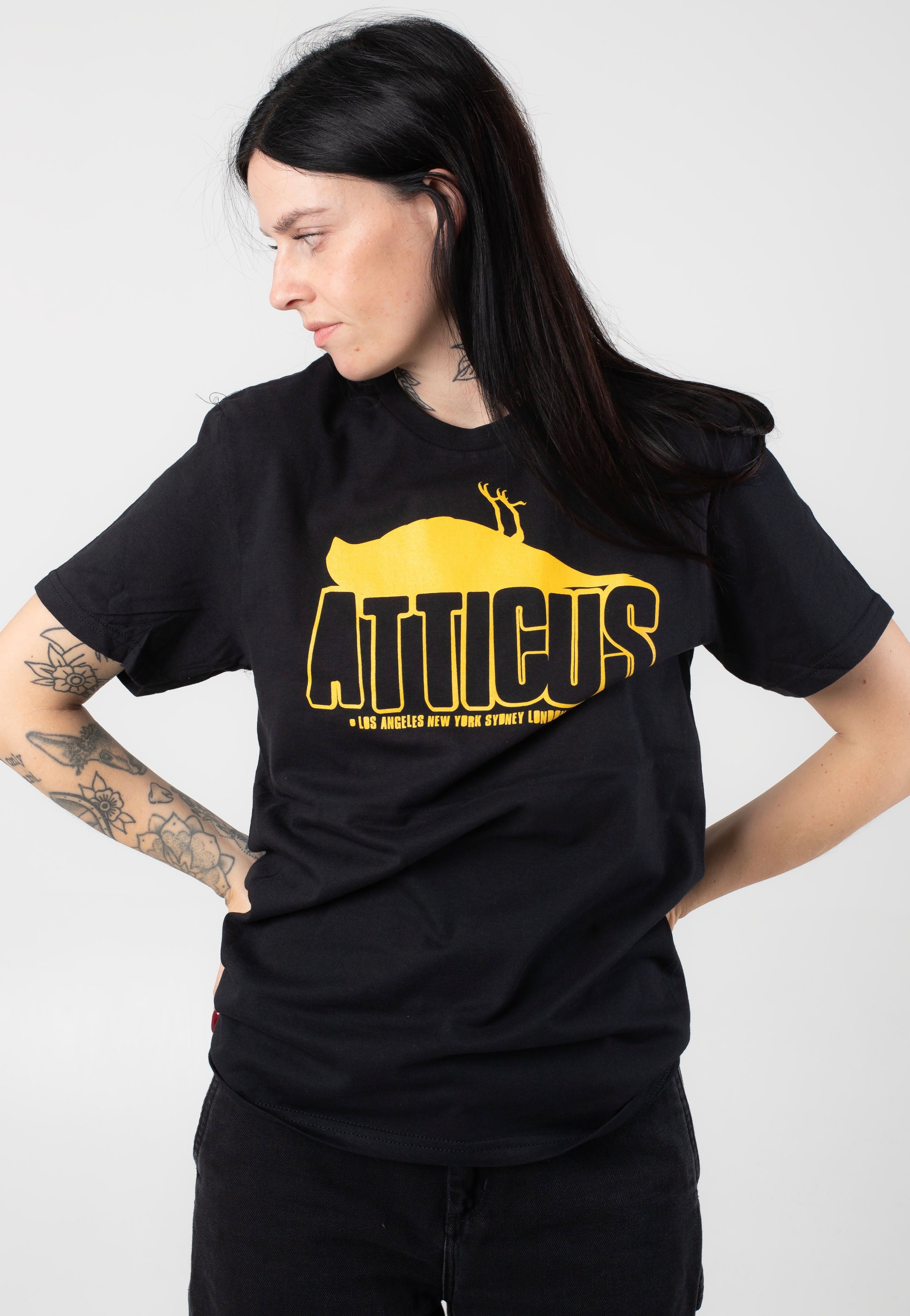 Atticus - Waring Black - T-Shirt Sale Geniue Stockist