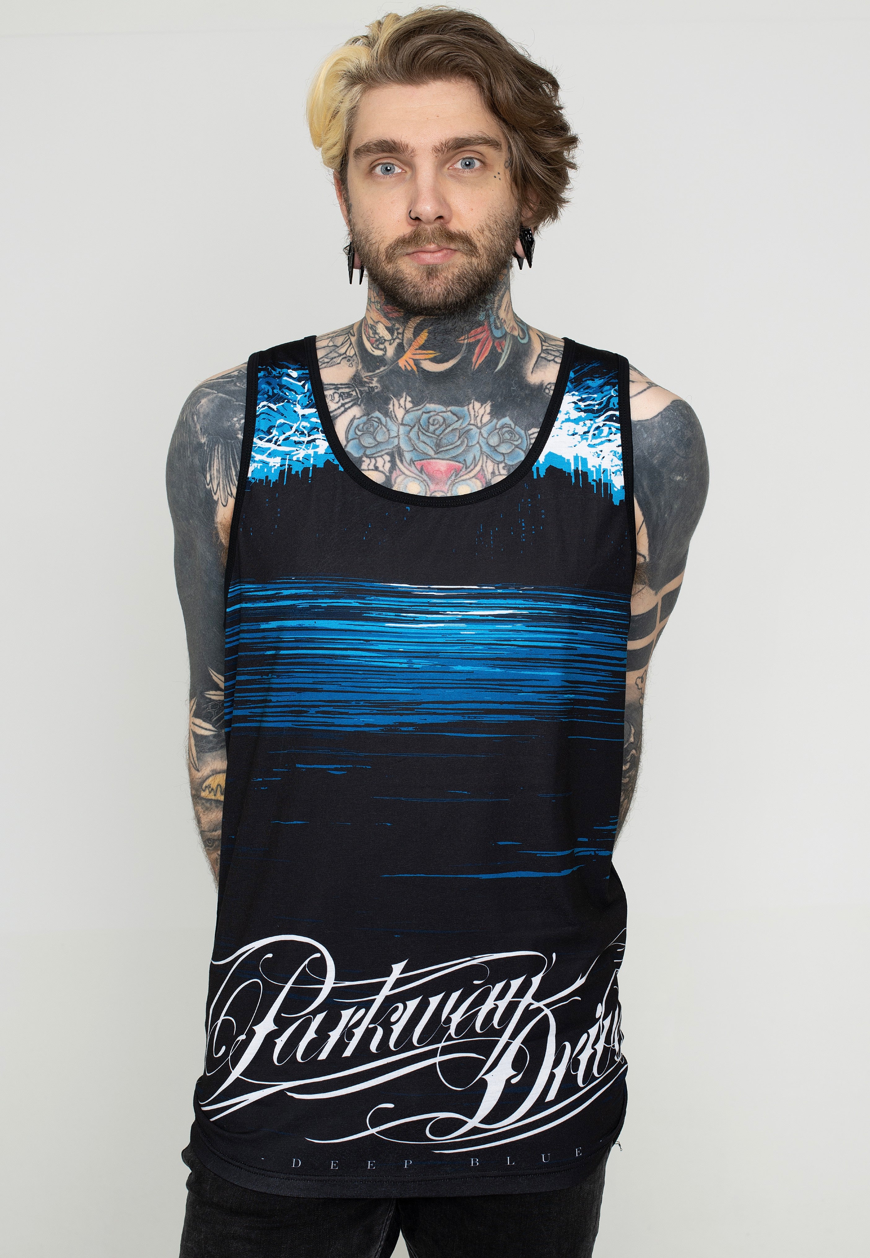 Parkway Drive - Deep Blue Allover - Tank Comfortable