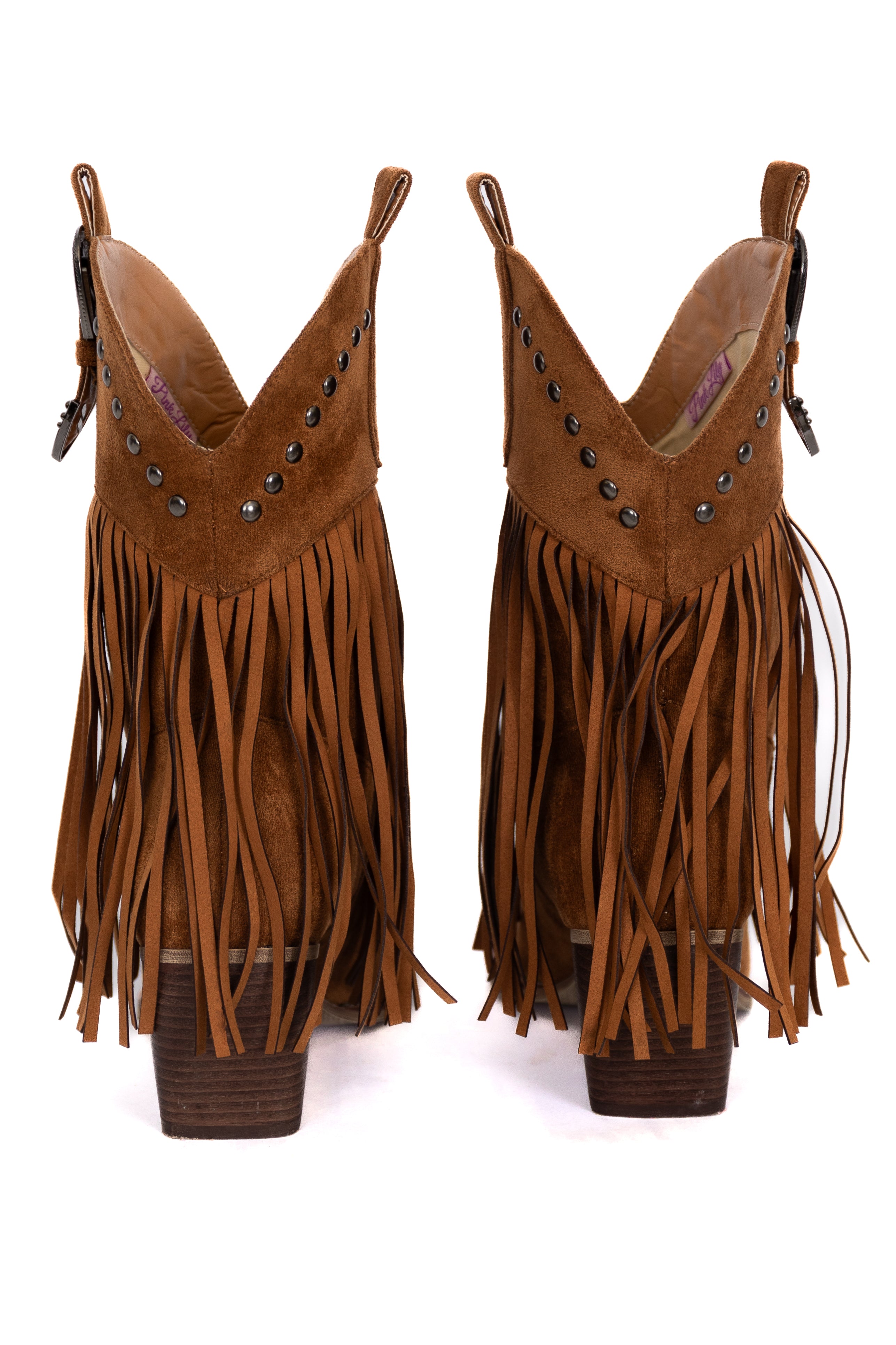 Jayde Camel Fringe Booties FINAL SALE Discount Explore