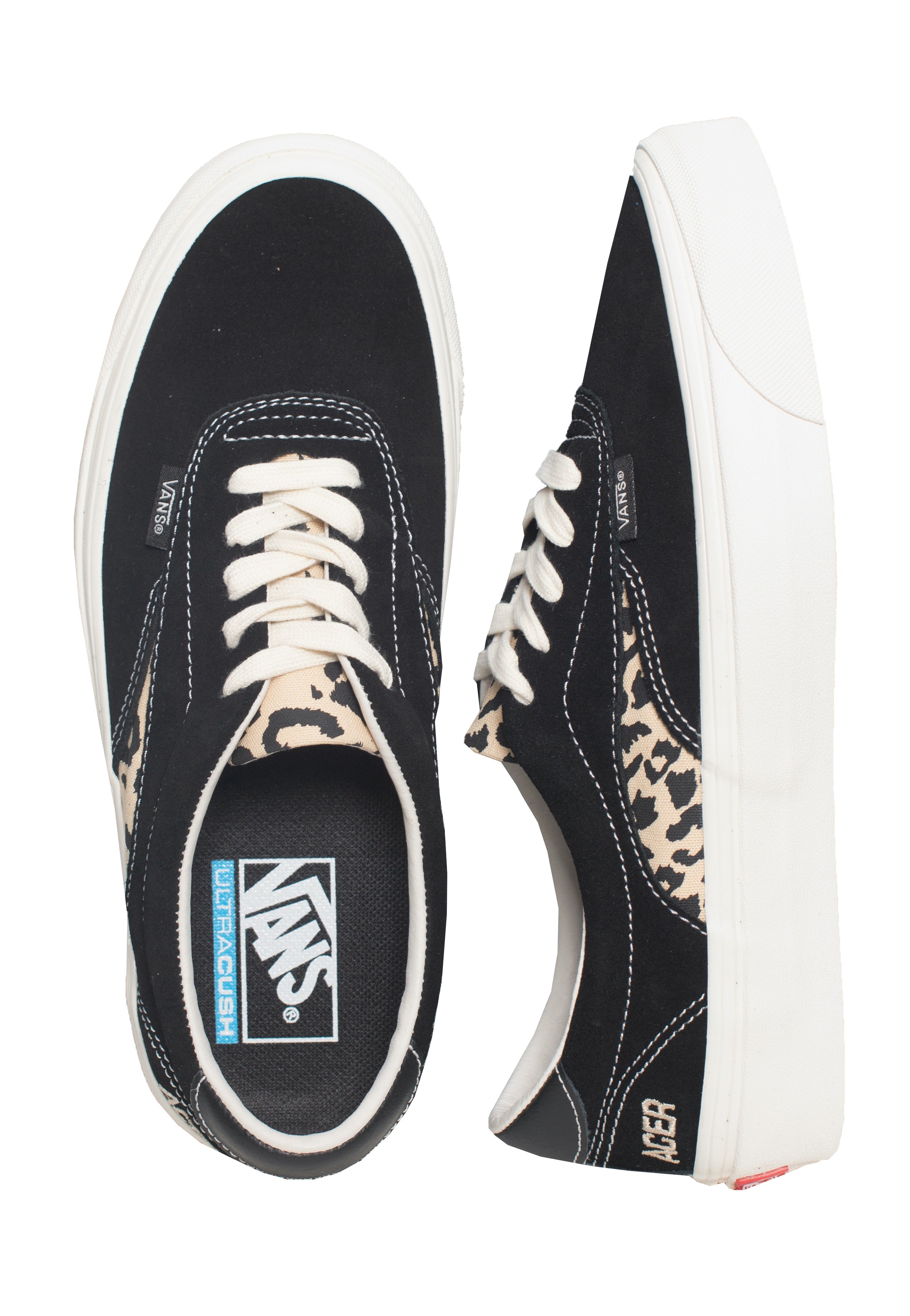 Vans - Acer Ni Sp Leopard Black/Classic White - Girl Shoes Outlet Store Cheap Pice