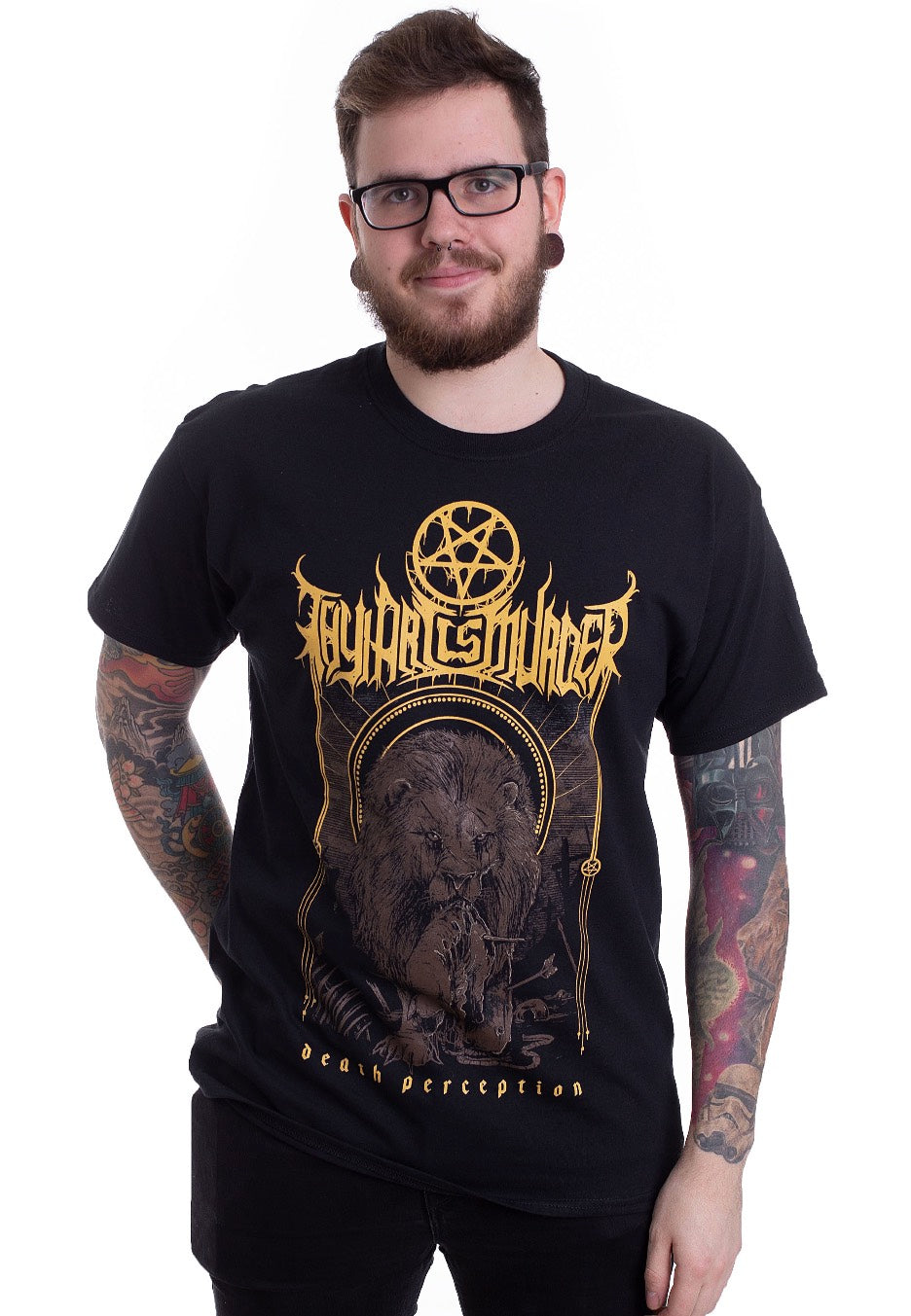 Thy Art Is Murder - Death Perception Lion - T-Shirt Clearance High Quality