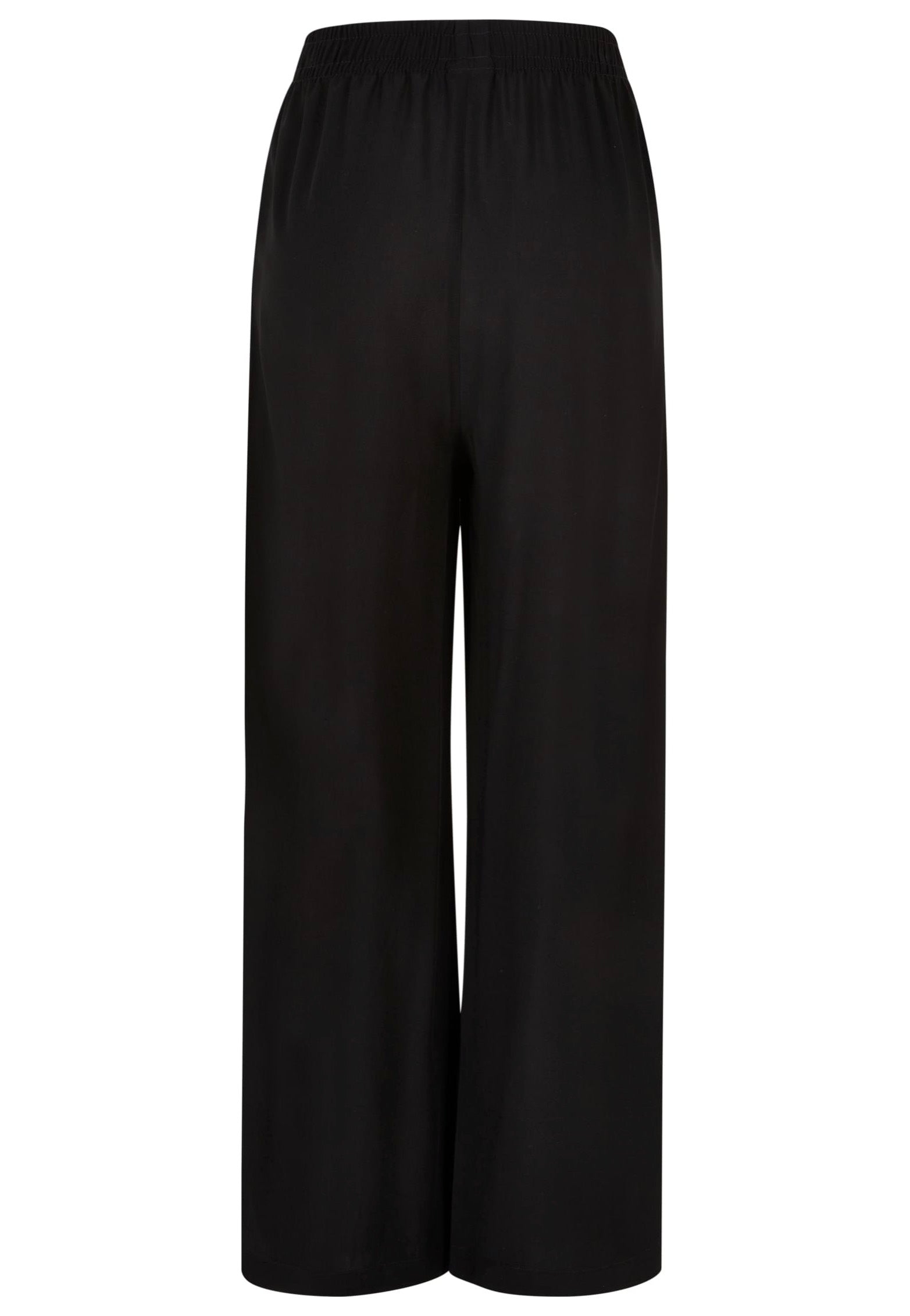 Urban Classics - Ladies Wide Leg Viscose Black - Pants Good Selling Cheap Online