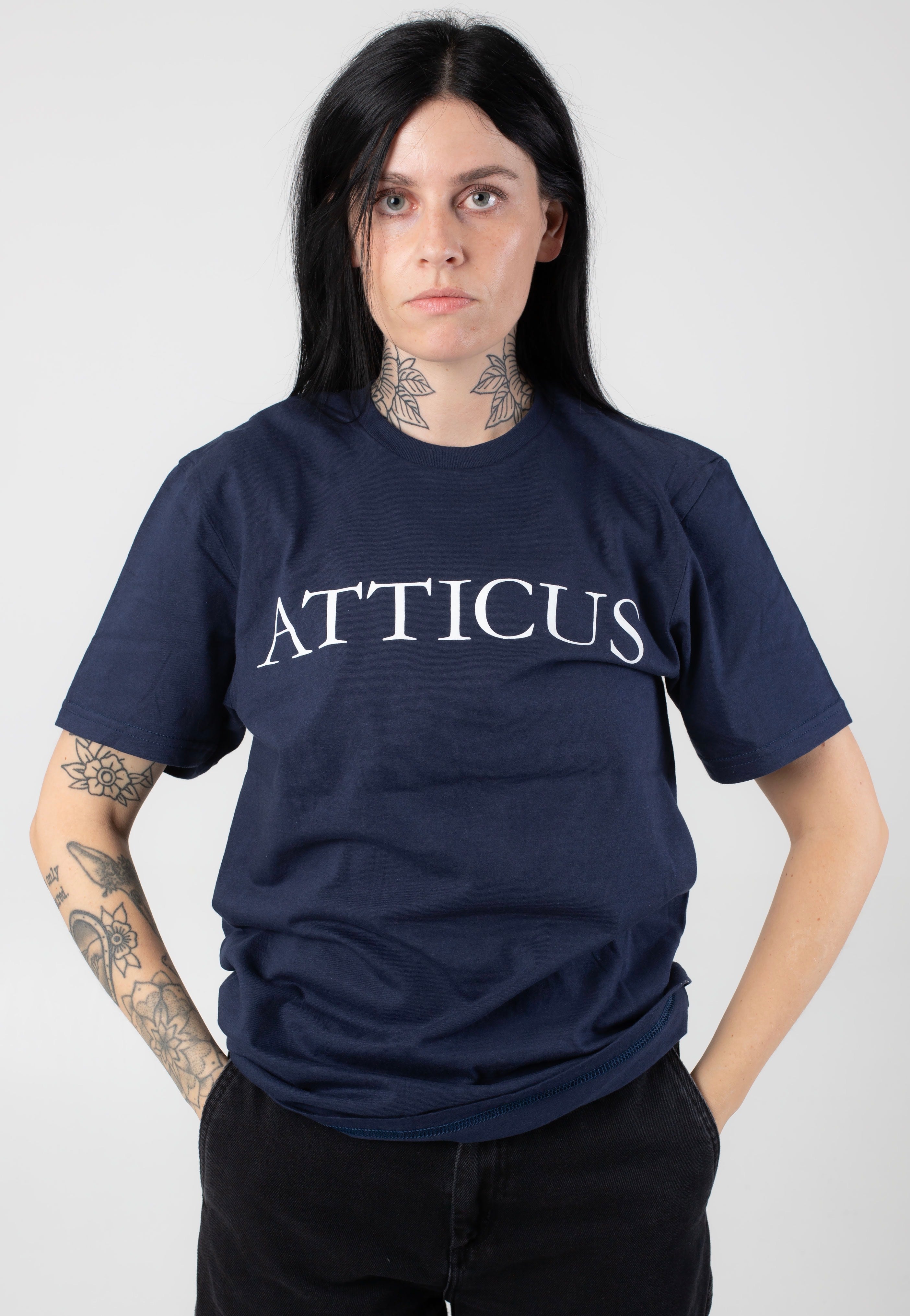 Atticus - Logo Navy - T-Shirt Clearance Pick A Best