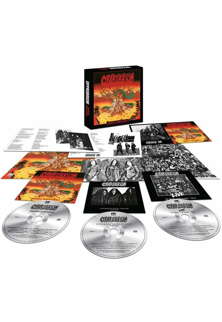 Opprobrium - Serpent Temptation - 3 CD High Quality For Sale