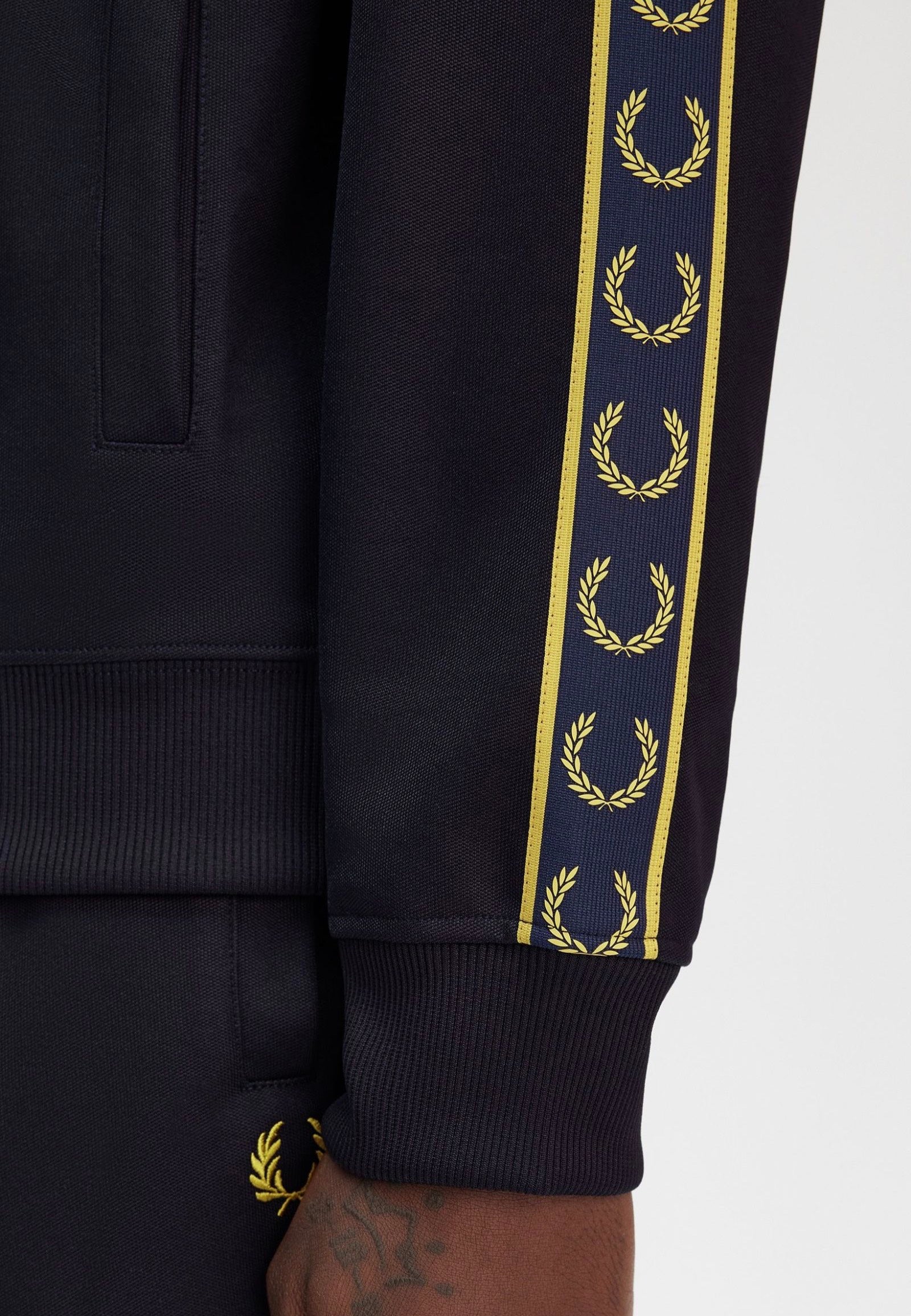 Fred Perry - Contrast Tape Navy/Honeycomb - Track Jacket Looking For