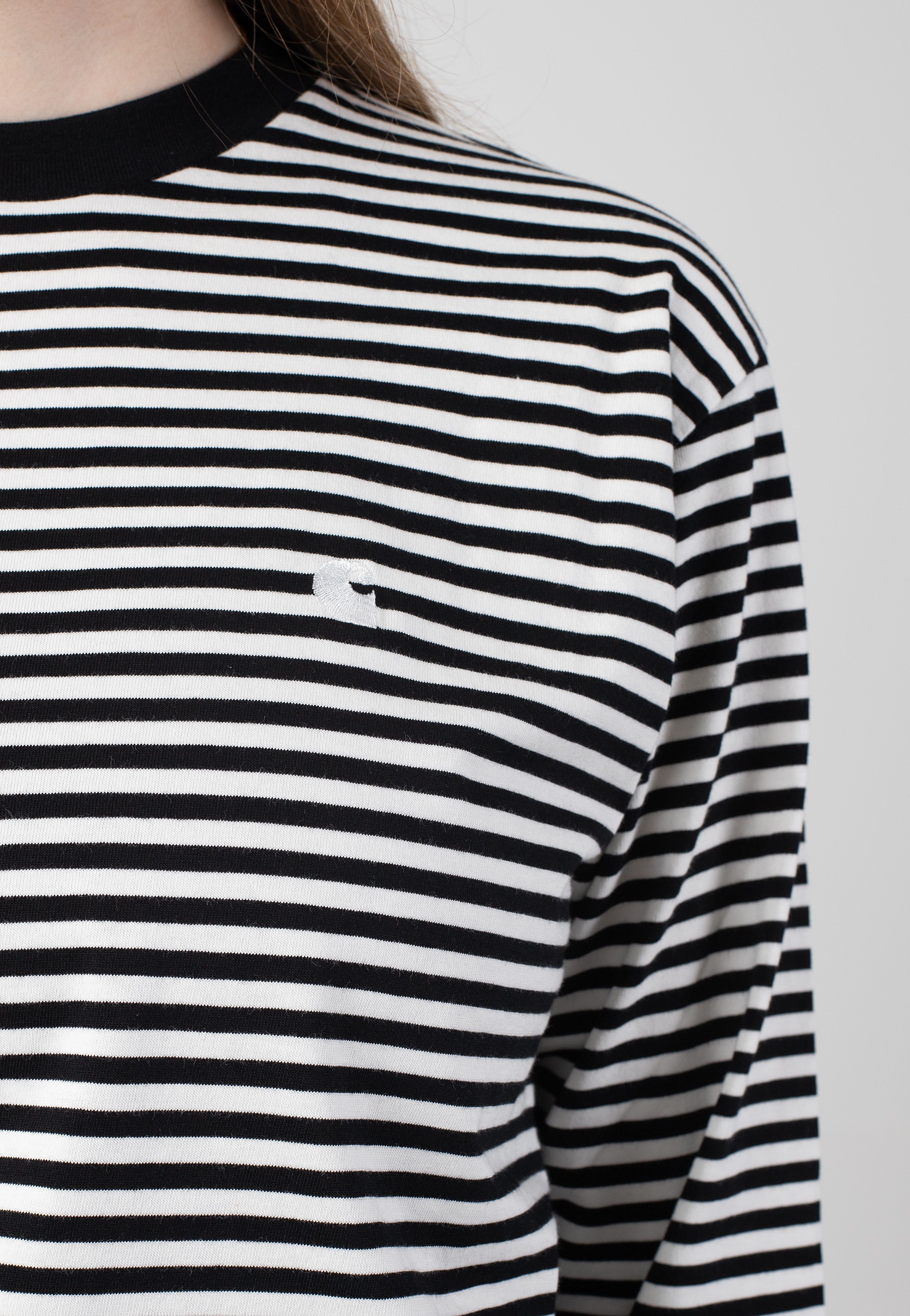 Carhartt WIP - W' Verner Stripe/Black/Wax - Longsleeve