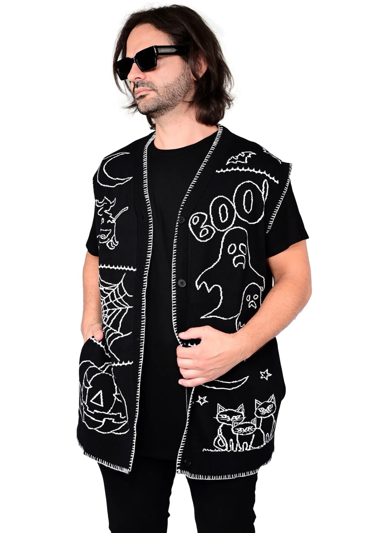 Foxblood - Halloween Night Patchwork Black - Vest Outlet Top Quality