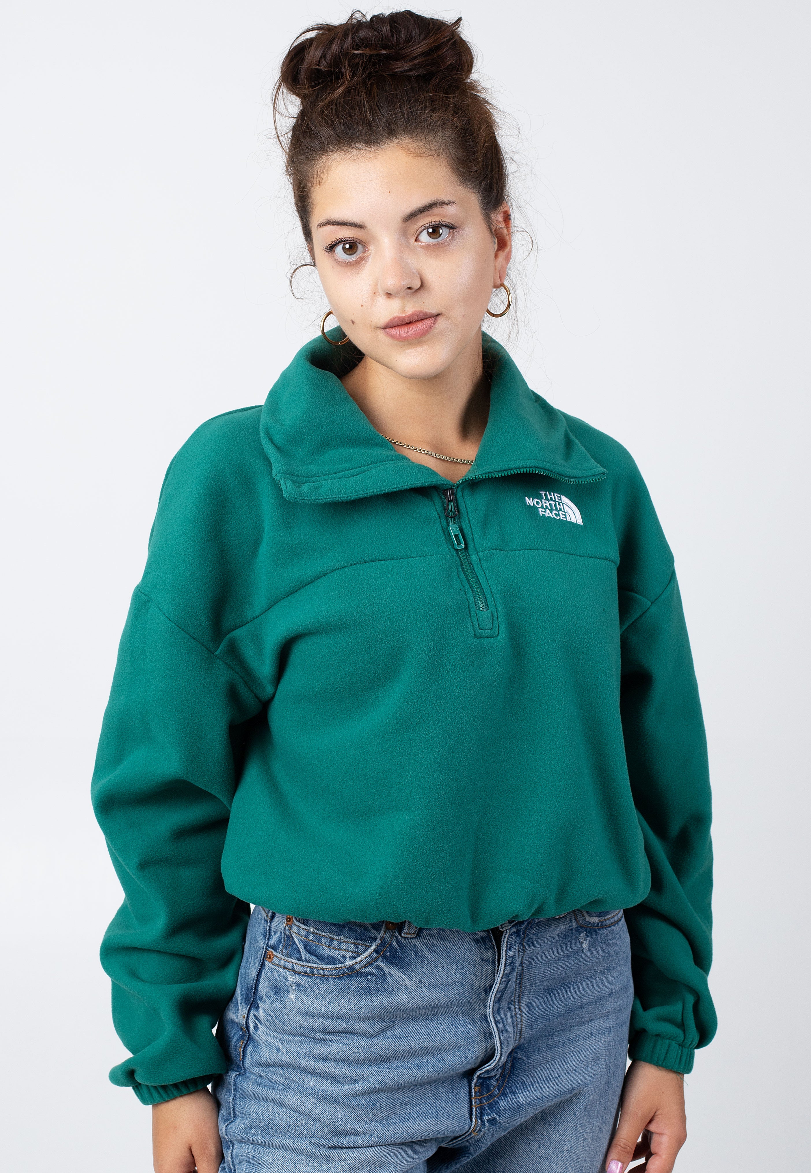 The North Face - 100 Glacier Half Zip Evergreen - Pullover Fast Delivery Online