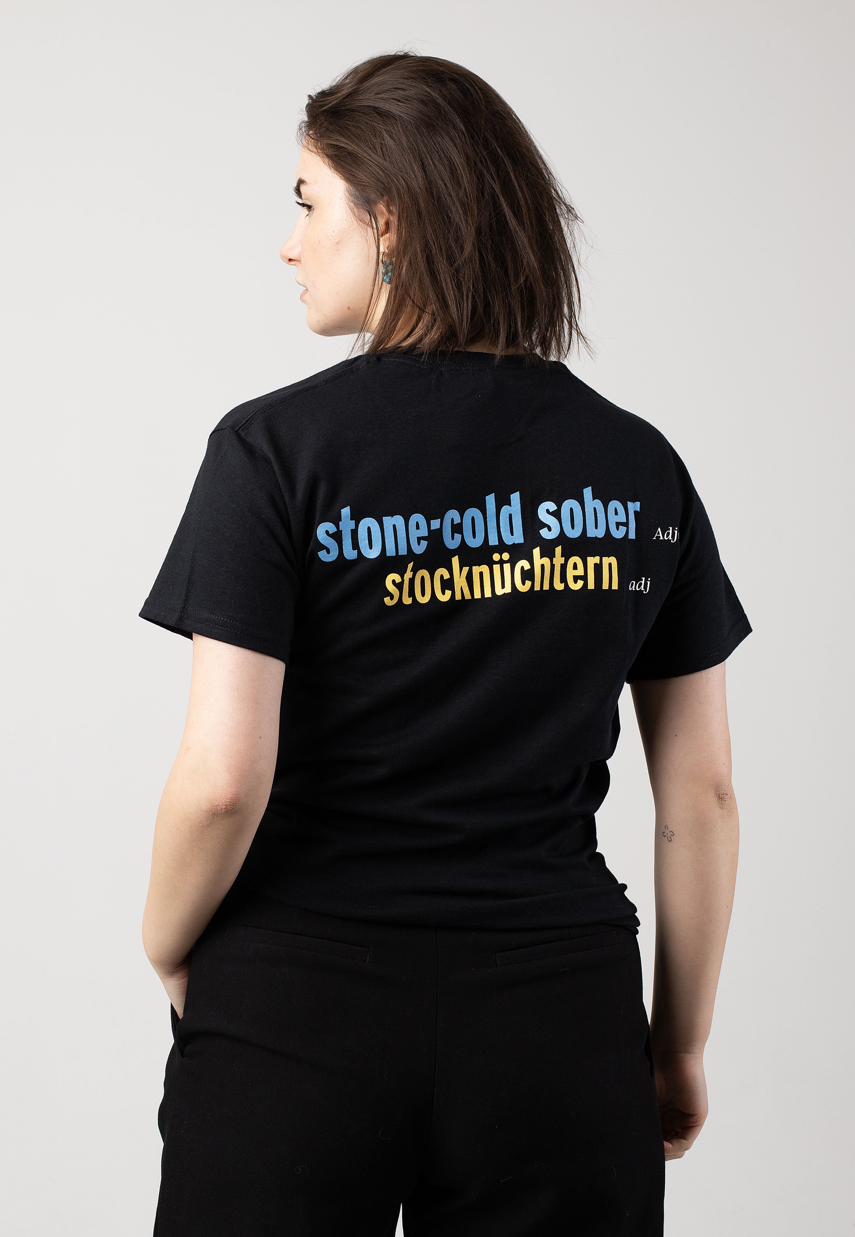 Tankard - Stone Cold Sober Black - T-Shirt 2025 Newest Online