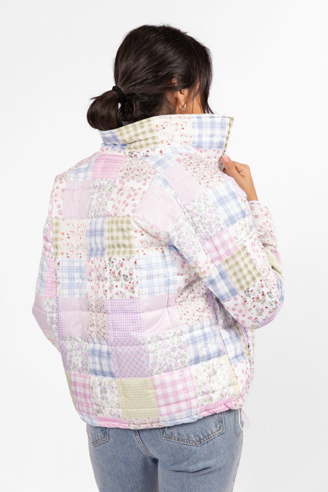 Vail Valley Multi Patch Printed Puffer Jacket SALE Free Shipping Top Quality