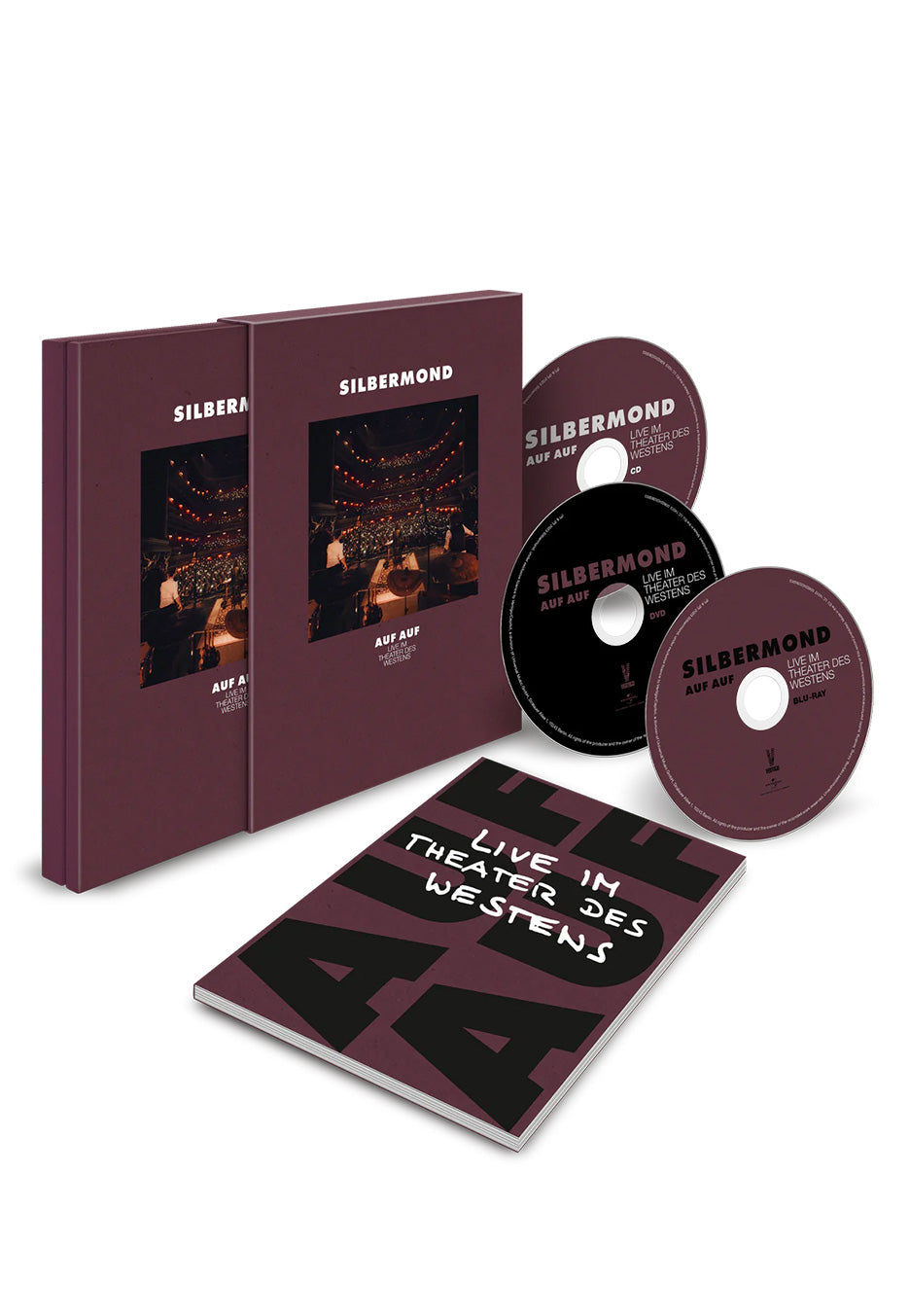 Silbermond - Auf Auf - Live Im Theater Des Westens - CD+DVD+Blu Ray Cheap Sale 2025