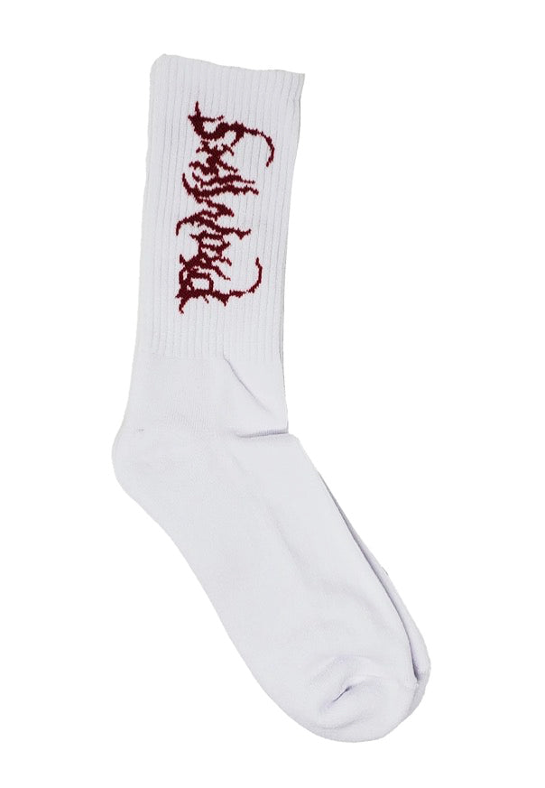 Broken Promises - Graveyard White - Socks Free Shipping Classic