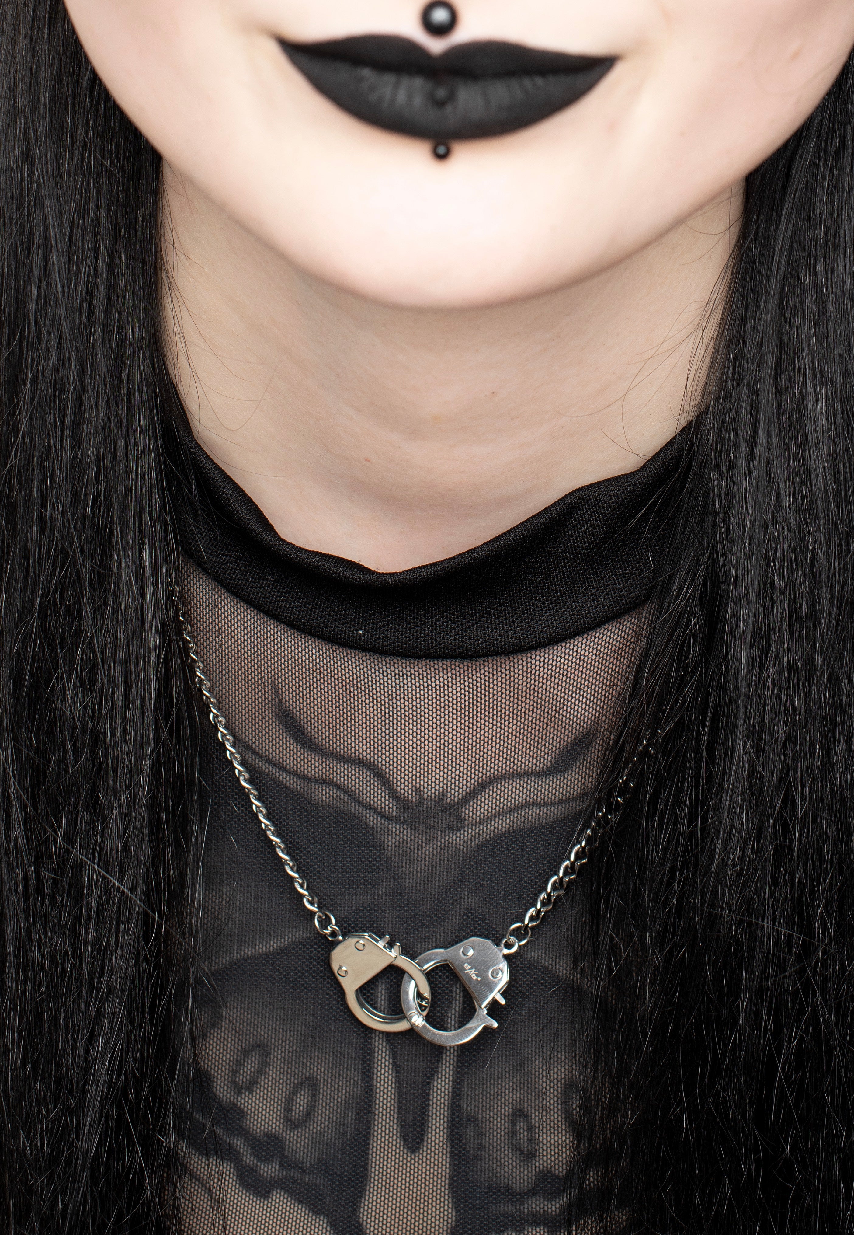 etNox - Chained And Locked Silver - Necklace High Quality Cheap Pice