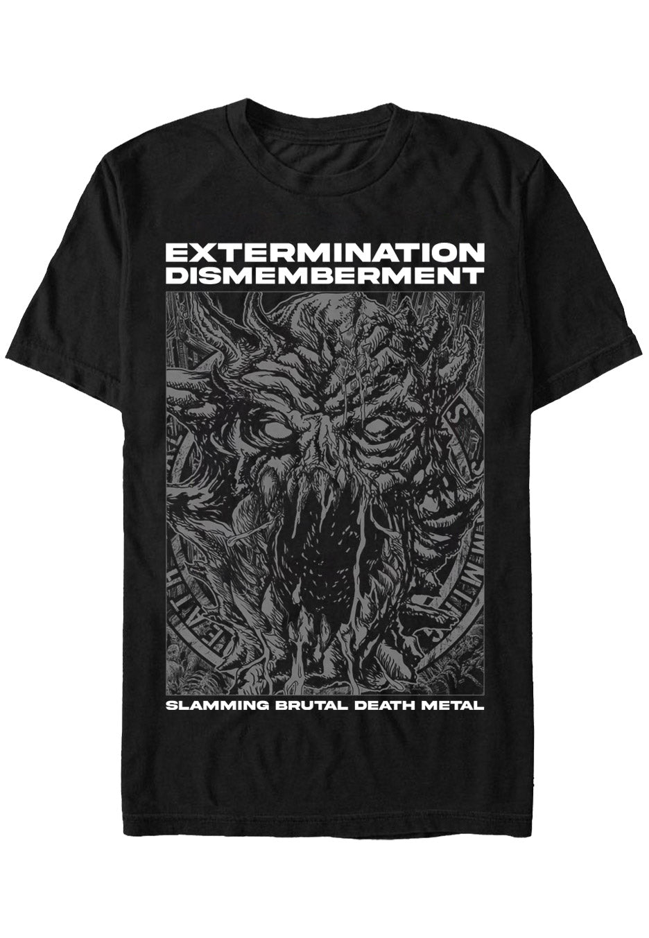 Extermination Dismemberment - Slamming Brutal Death Metal - T-Shirt Free Shipping Eastbay