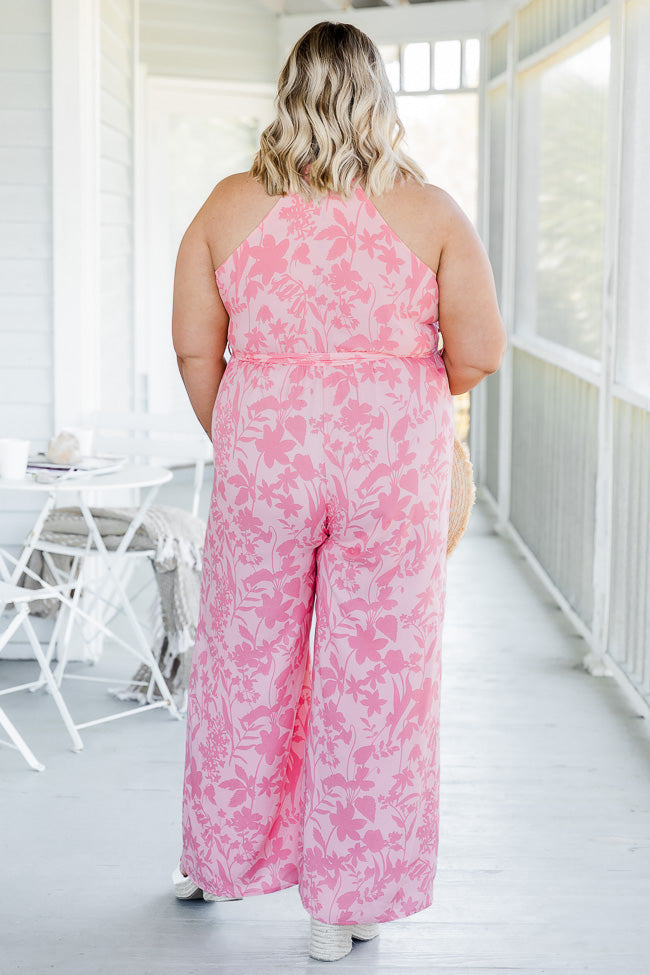 Sweet But Salty Pink Floral Jumpsuit FINAL SALE Cheap Excellent