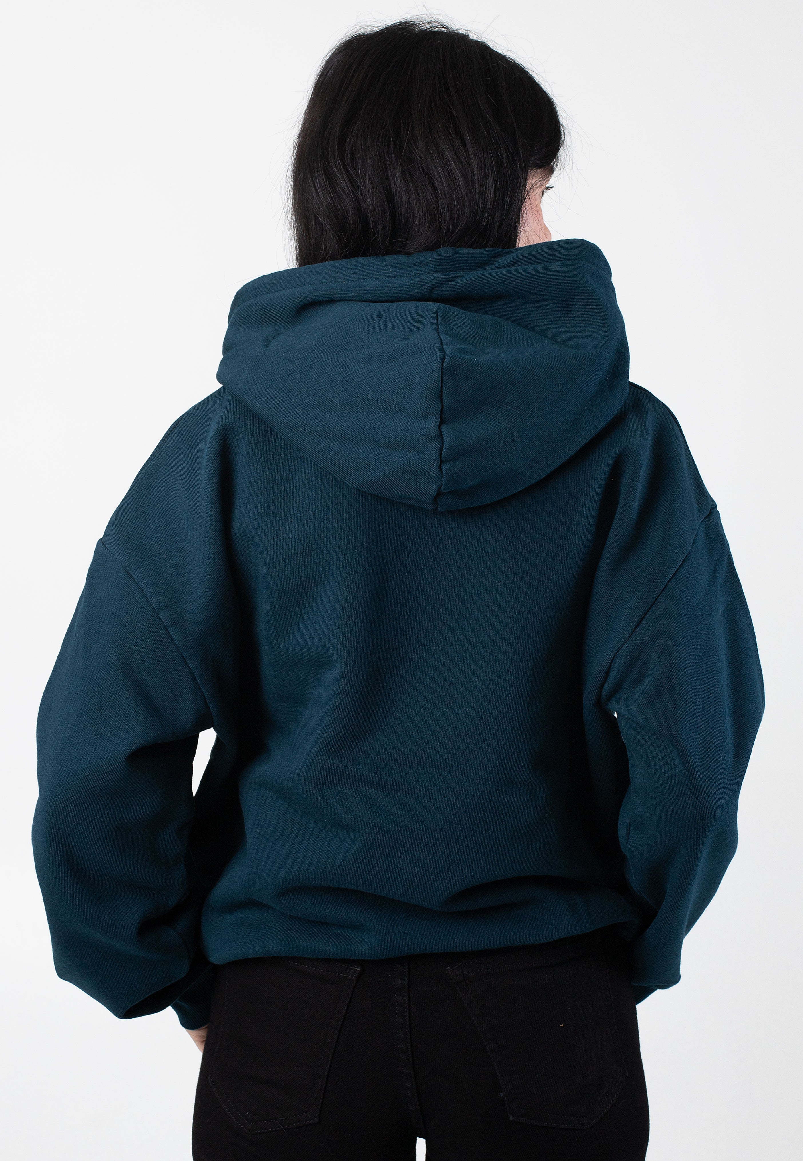 Carhartt WIP - W' Hooded Casey Duck Blue/Silver - Hoodie