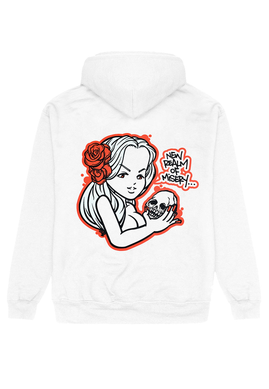 Desolated - Graffiti Girl White - Hoodie New Arrival Cheap Pice