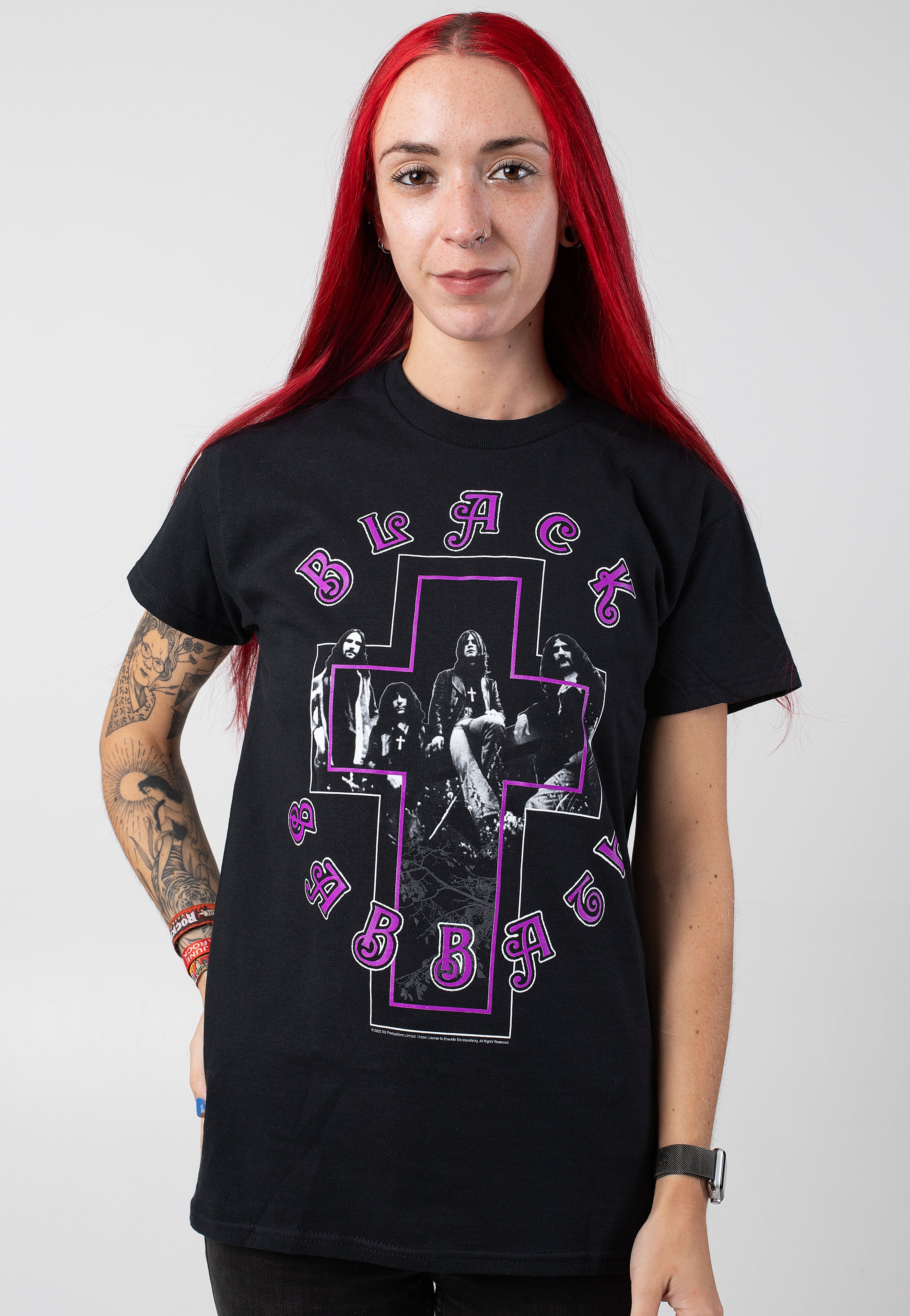 Black Sabbath - Crucifix Band - T-Shirt Get To Buy Cheap Pice