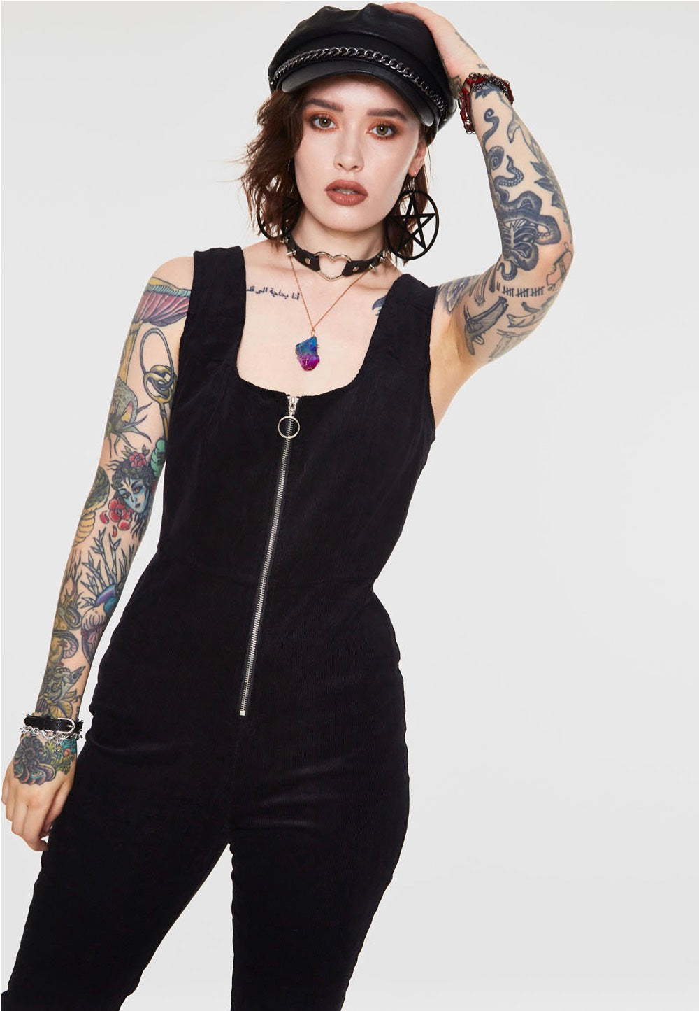 Jawbreaker - Cord Progression Flare Black - Jumpsuit Official