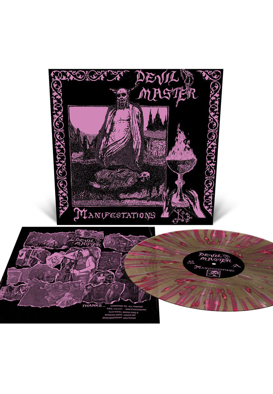 Devil Master - Manifestations Mixed - Splattered Vinyl Cheap Sale With Credit Card