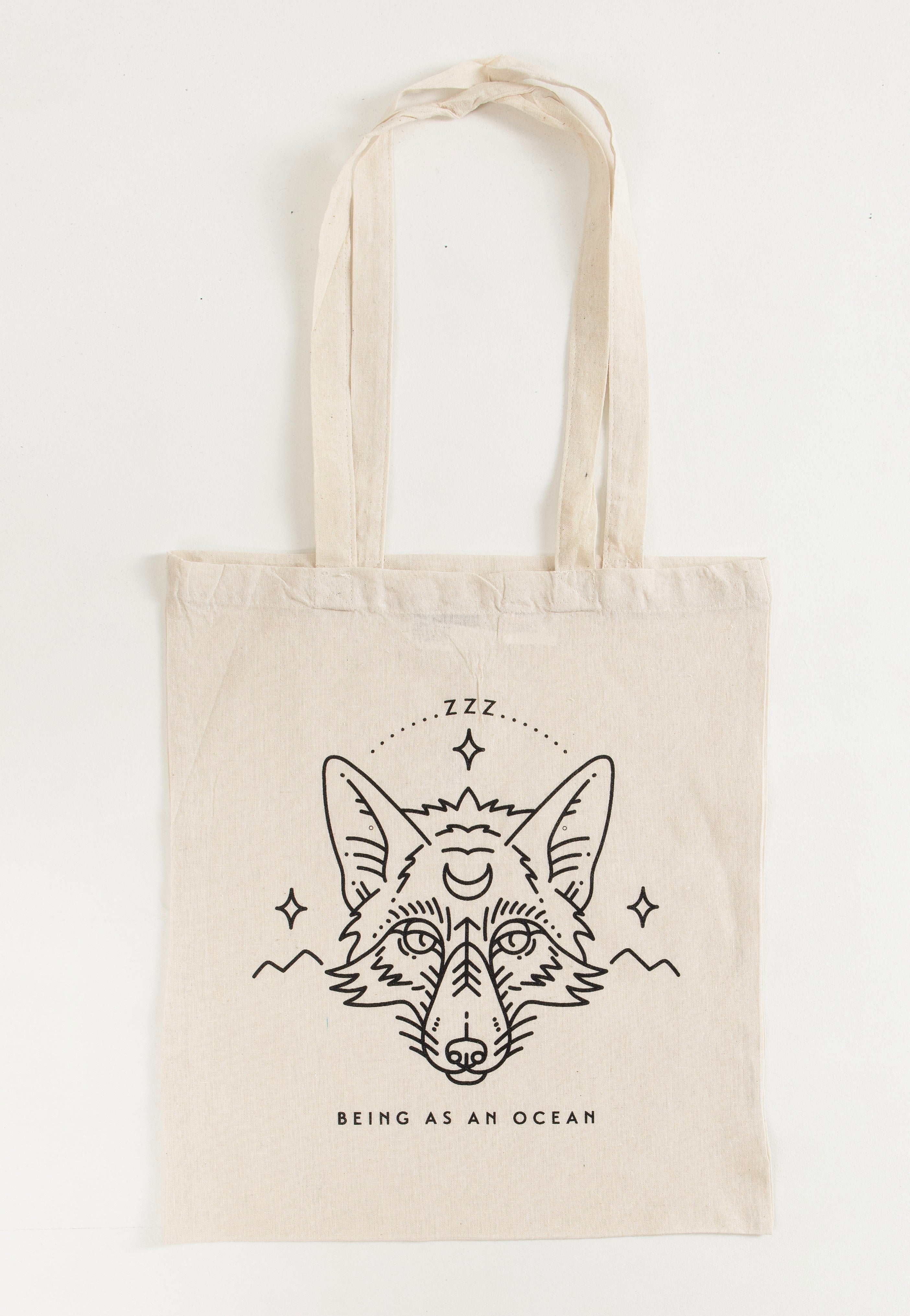 Being As An Ocean - Monoline Fox Natural - Tote Bag For Nice Cheap Price