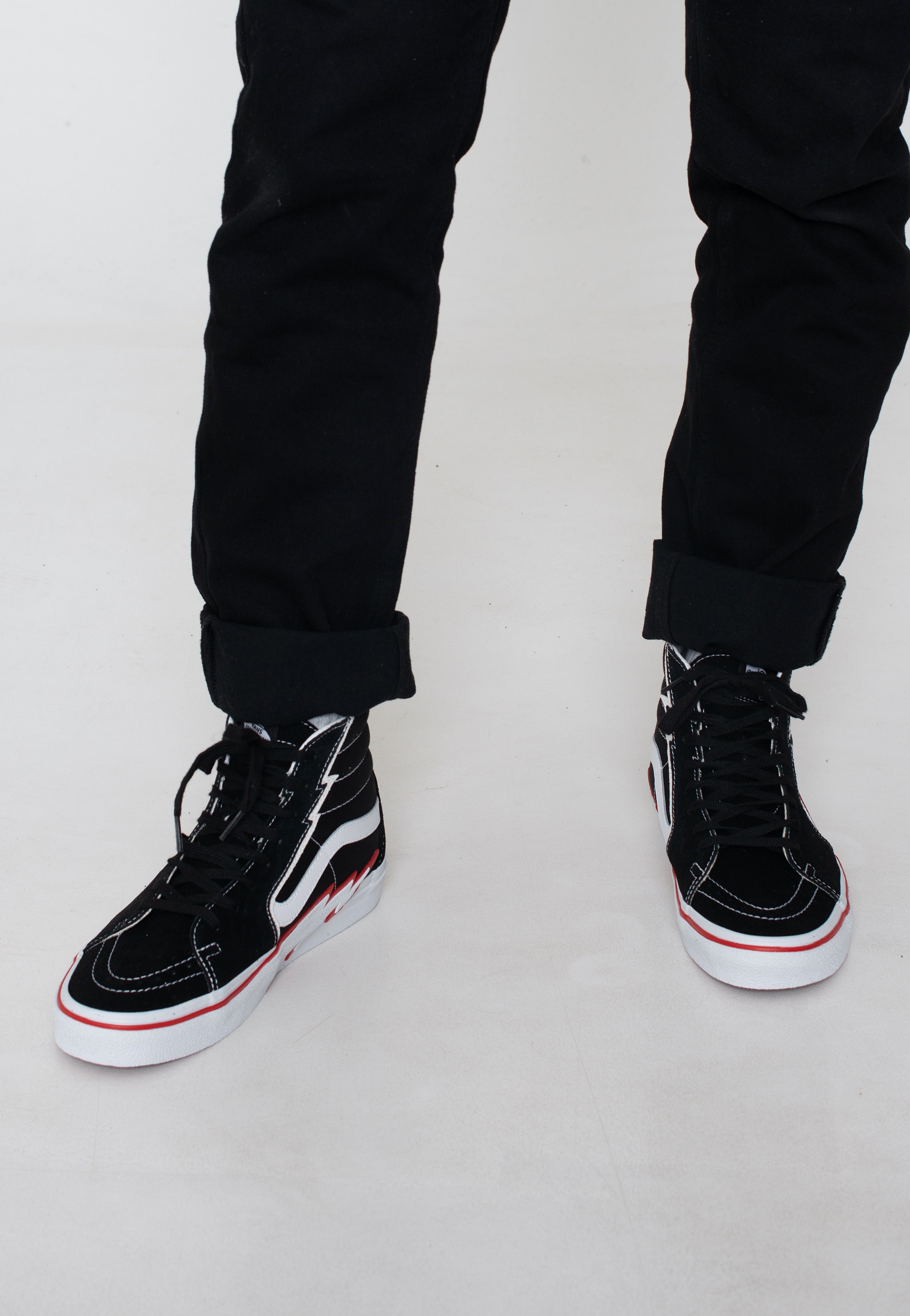 Vans - Sk8 Hi Bolt Black/Racing Red - Shoes Buy Cheap With Credit Card