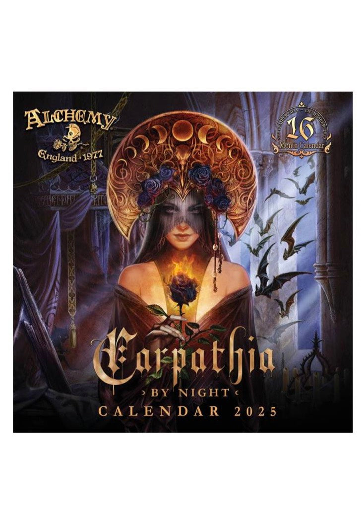 Alchemy England - Gothic 'Carpathia By Night' 2025 - Calendar