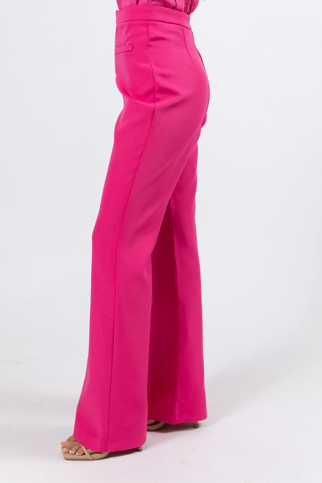 Beyond Romance Pink Flare Trousers Wiki Cheap Pice