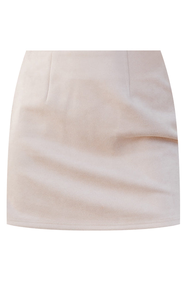 One More Minute Mocha Suede Skort SALE Top Quality Online