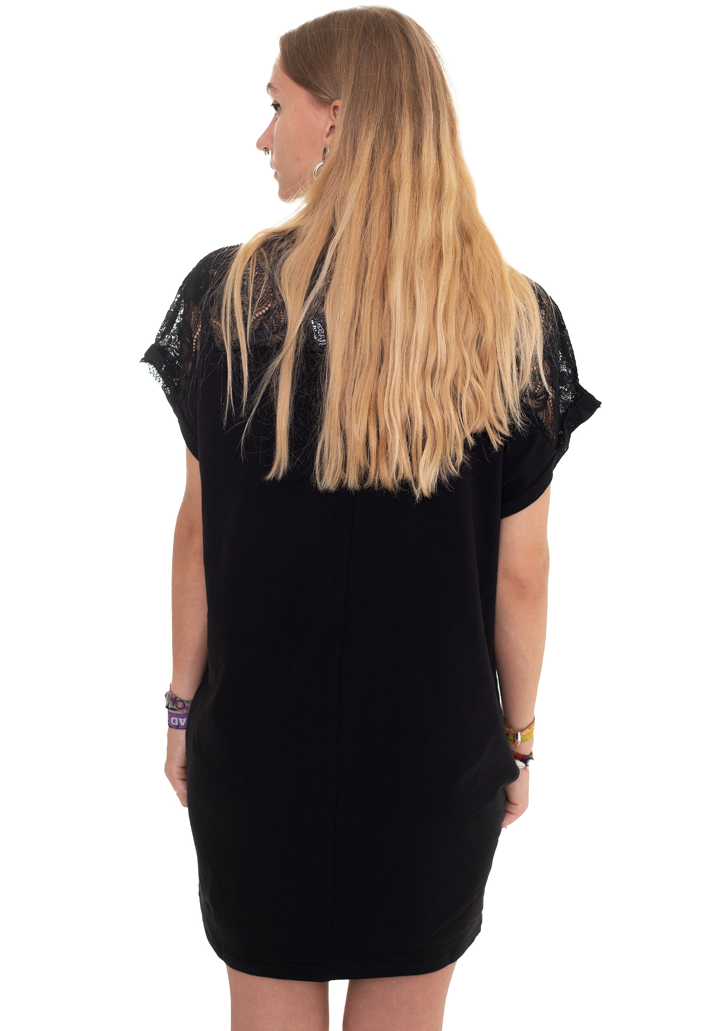 Urban Classics - Ladies Lace Tee Black - Dress Sale Top Quality