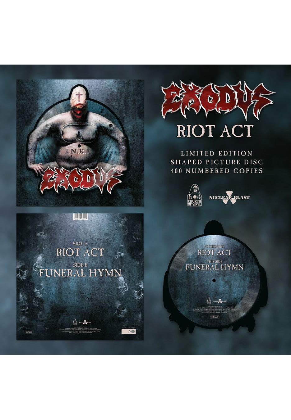 Exodus - Riot Act Picture - Colored Mini Vinyl Online Online With Mastercard