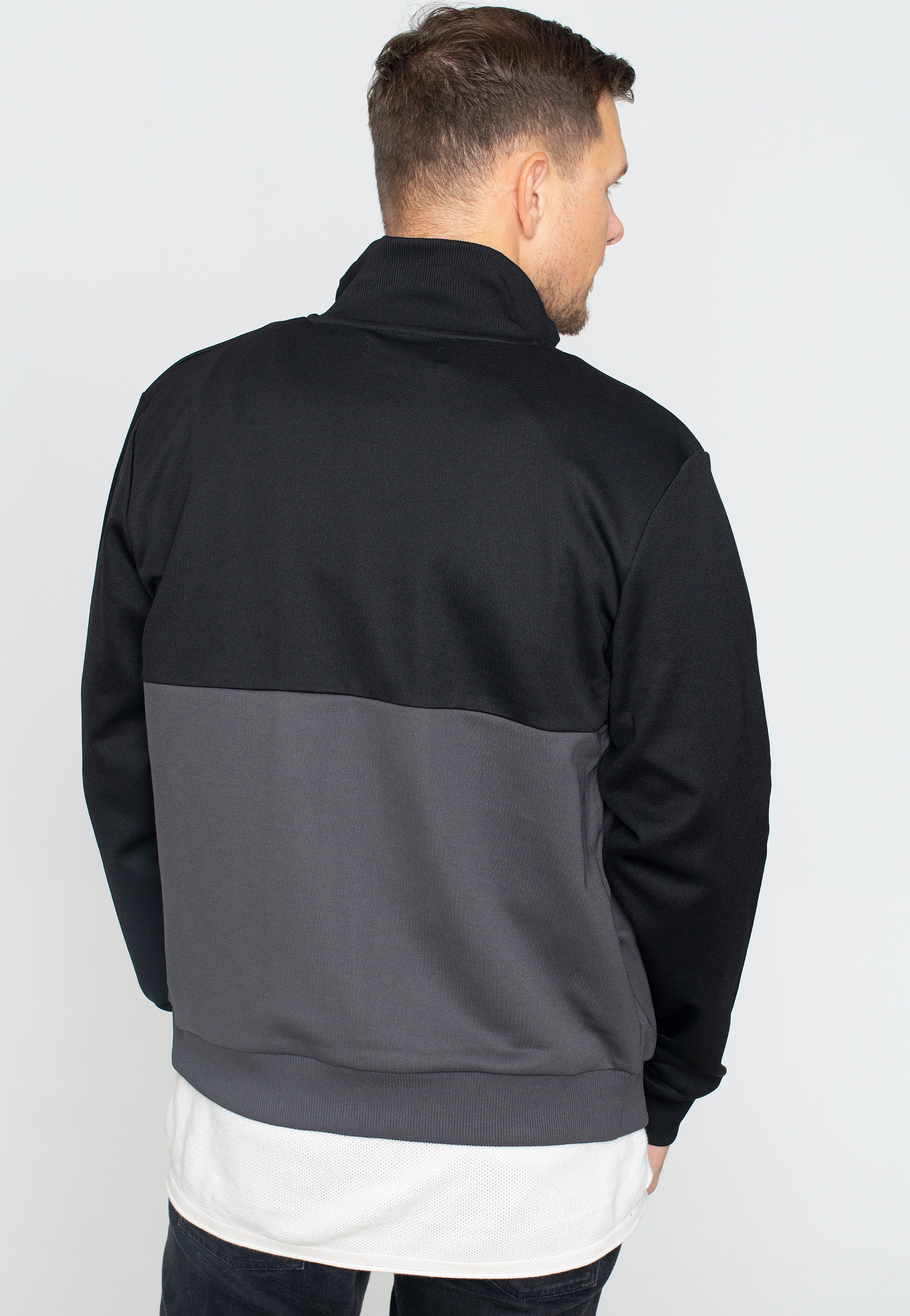 Fred Perry - Colour Block Track Black - Track Jacket Free Shipping Shop