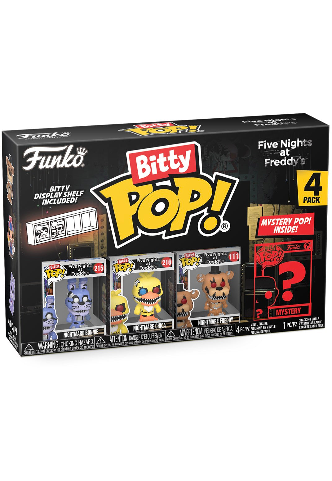 Five Nights At Freddy's - Nightmare Bonnie Bitty POP! 4PK - Funko Pop