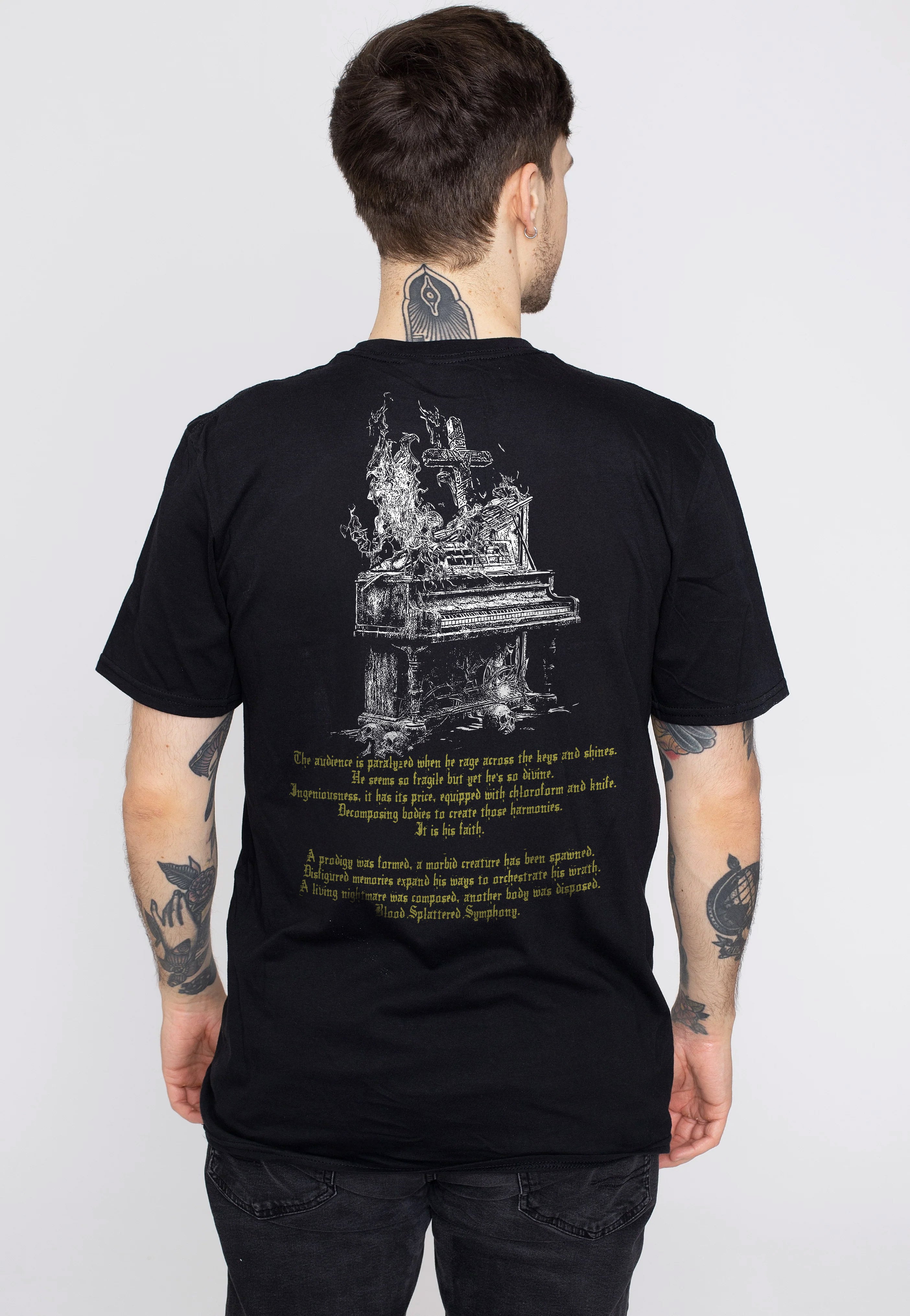 Burn Down Eden - Blood Splattered Symphony - T-Shirt Real Cheap Online