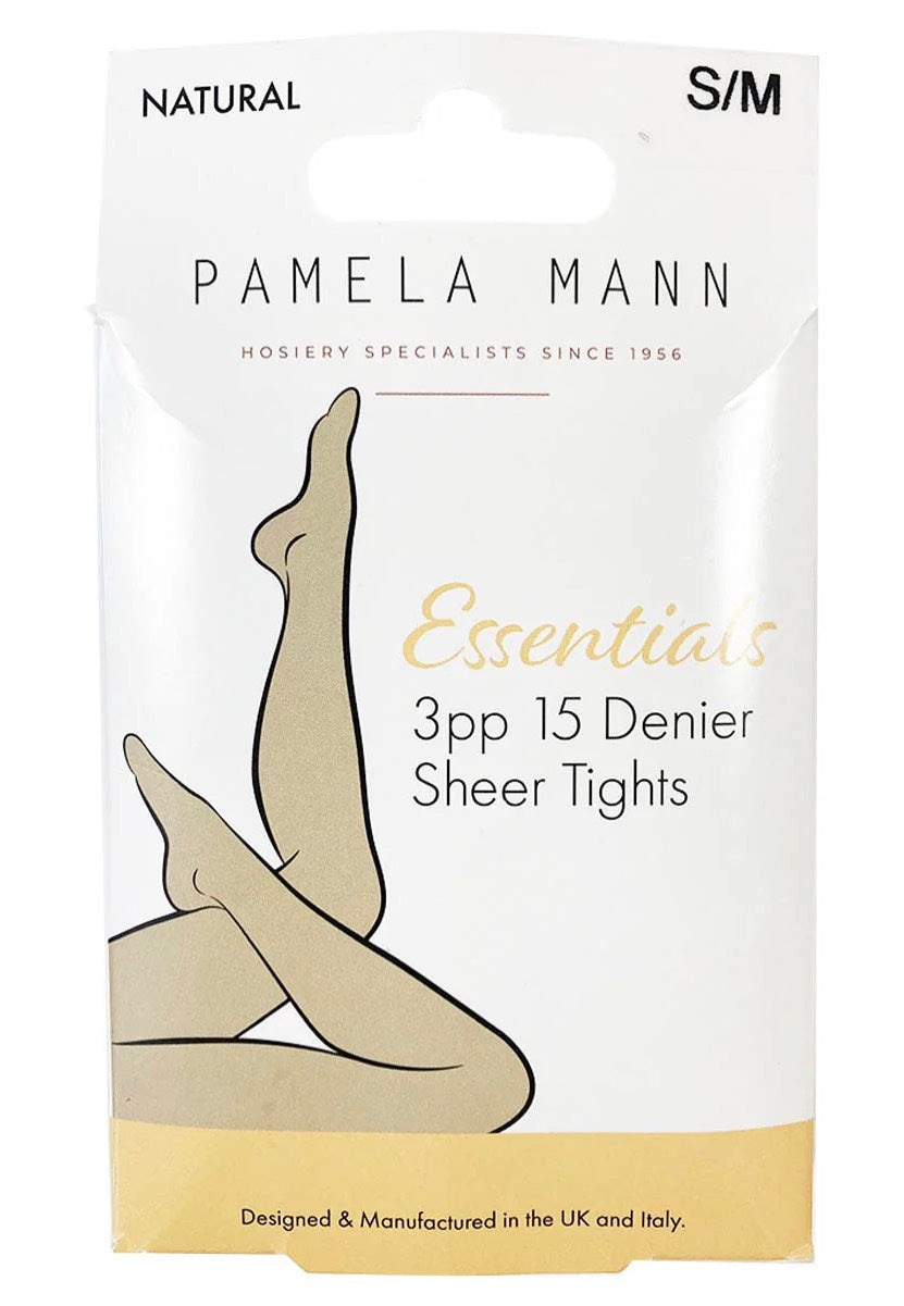 Pamela Mann - 15 Denier Sheer Pack Of 3 Essential Nude - Tights Cheap Sale Now