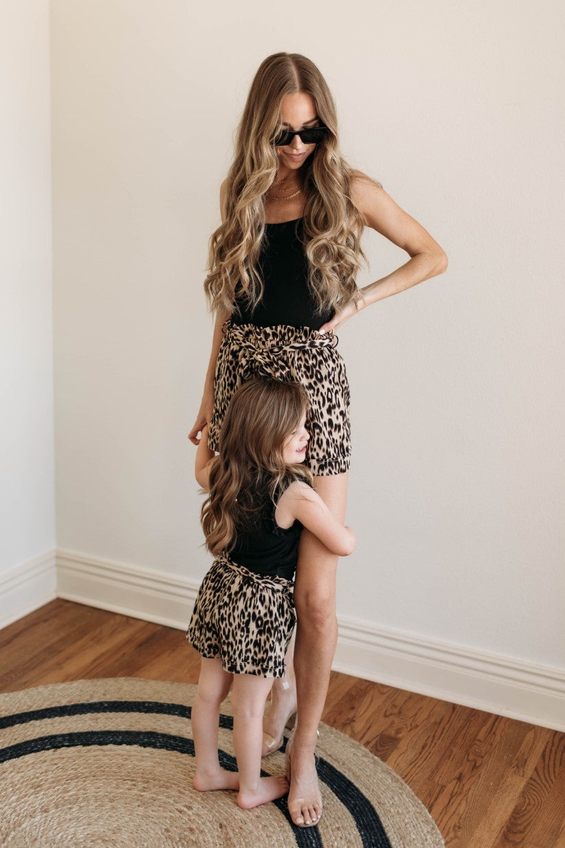 She's Stealing Hearts Animal Print Shorts FINAL SALE