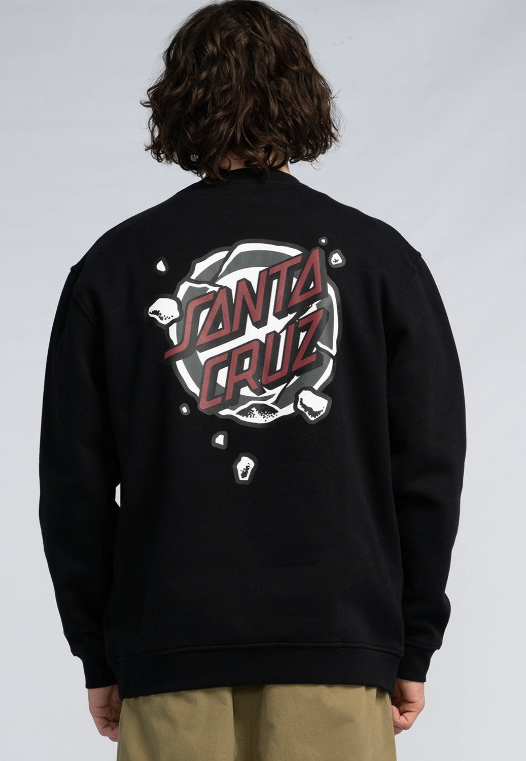 Santa Cruz - Roskopp Destruct Dot Black - Sweater Marketable For Sale