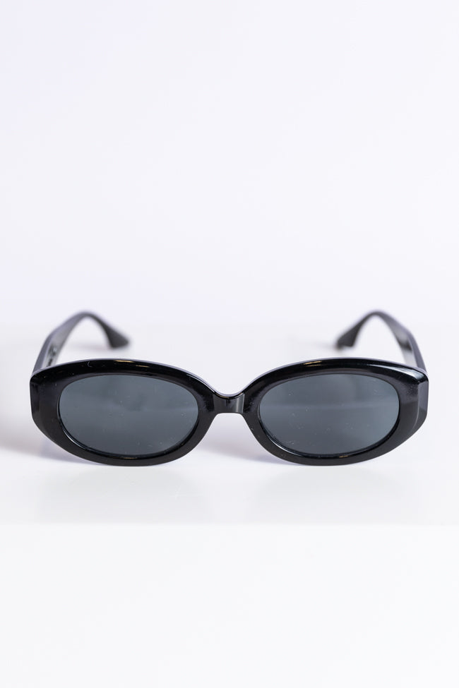 Black Oval Framed Sunglasses Discount 2025 Newest