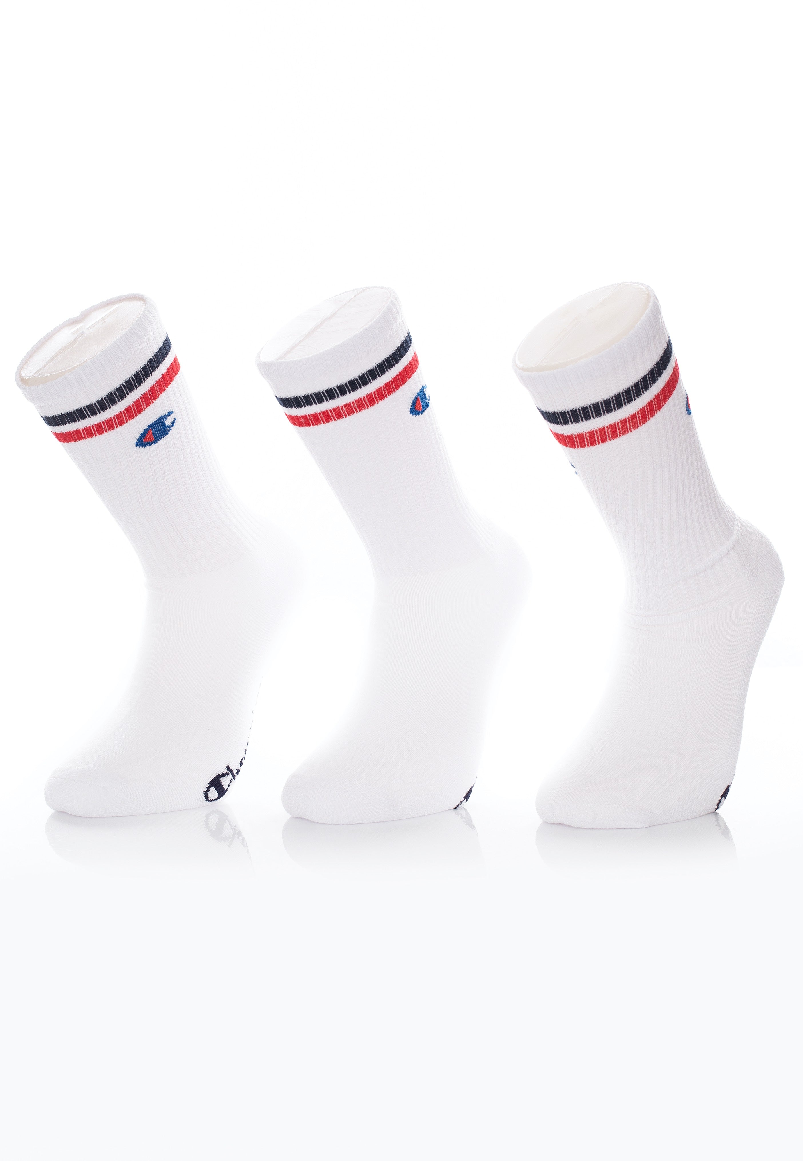 Champion - Crew Pack Of 3 WHT / WHT / WHT - Socks Cheap Sale Websites