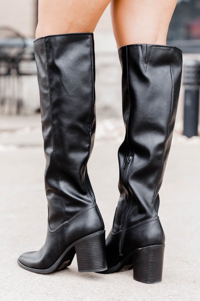 Kinsley Black Tall Boot FINAL SALE Cheap In China