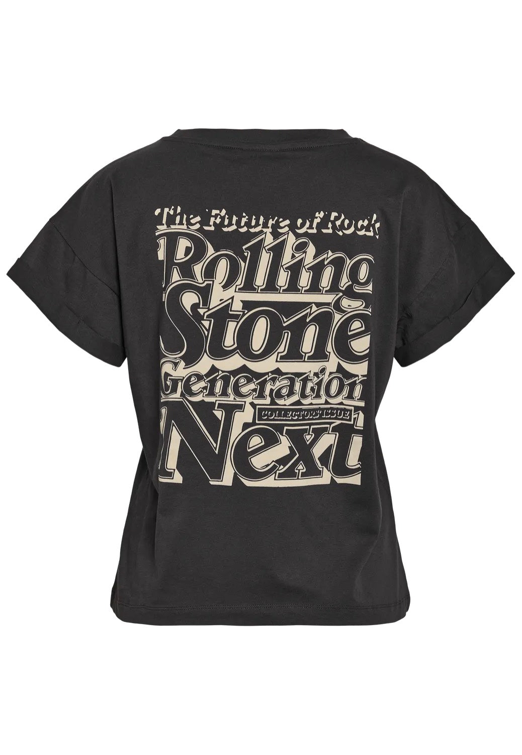 Noisy May x The Rolling Stones - Gaby Obsidian Oatmeal - T-Shirt Free Shipping View