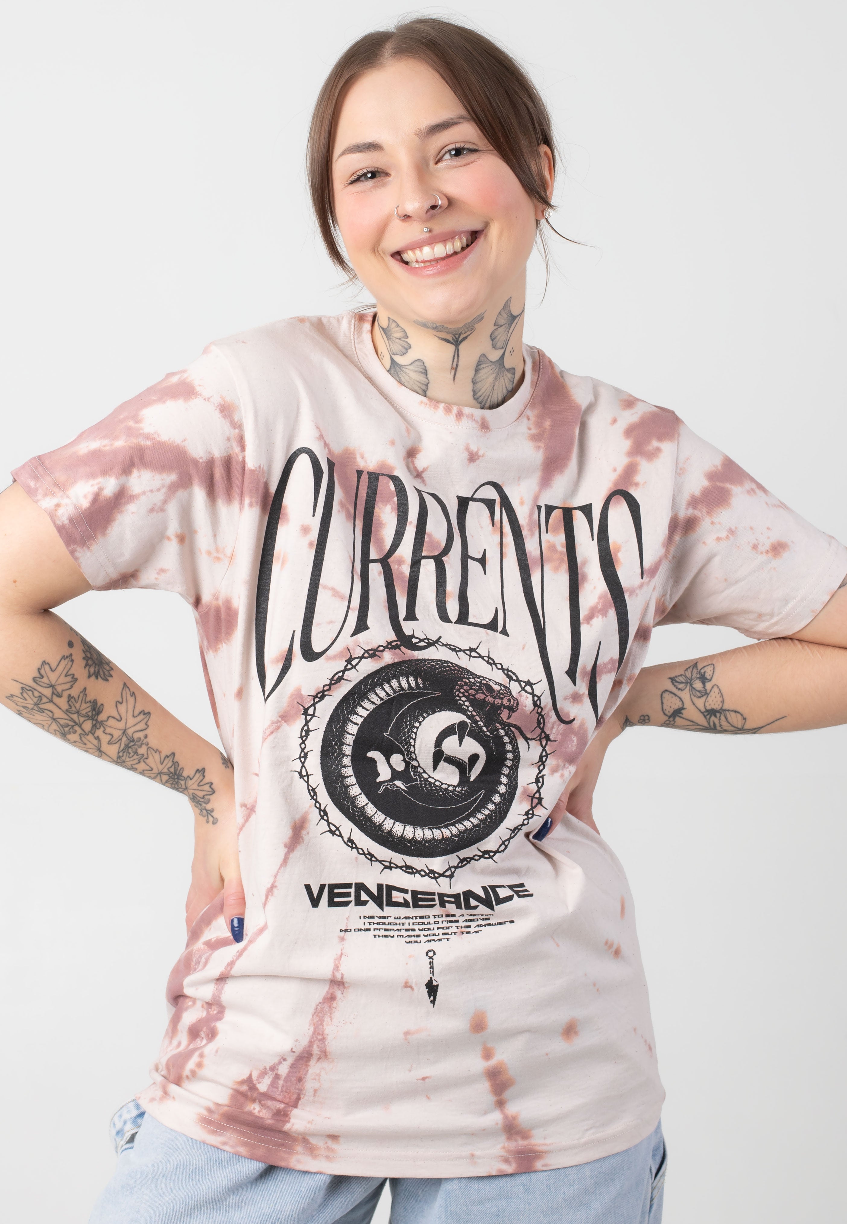 Currents - Vengeance Cream Tie Dye - T-Shirt Cheap Sale Genuine