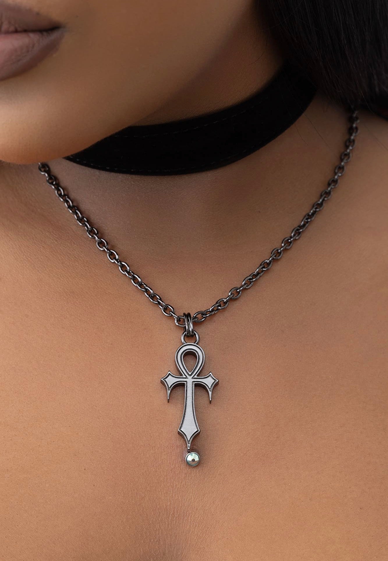 Killstar - Ankhster Silver - Necklace Buy Cheap Shop