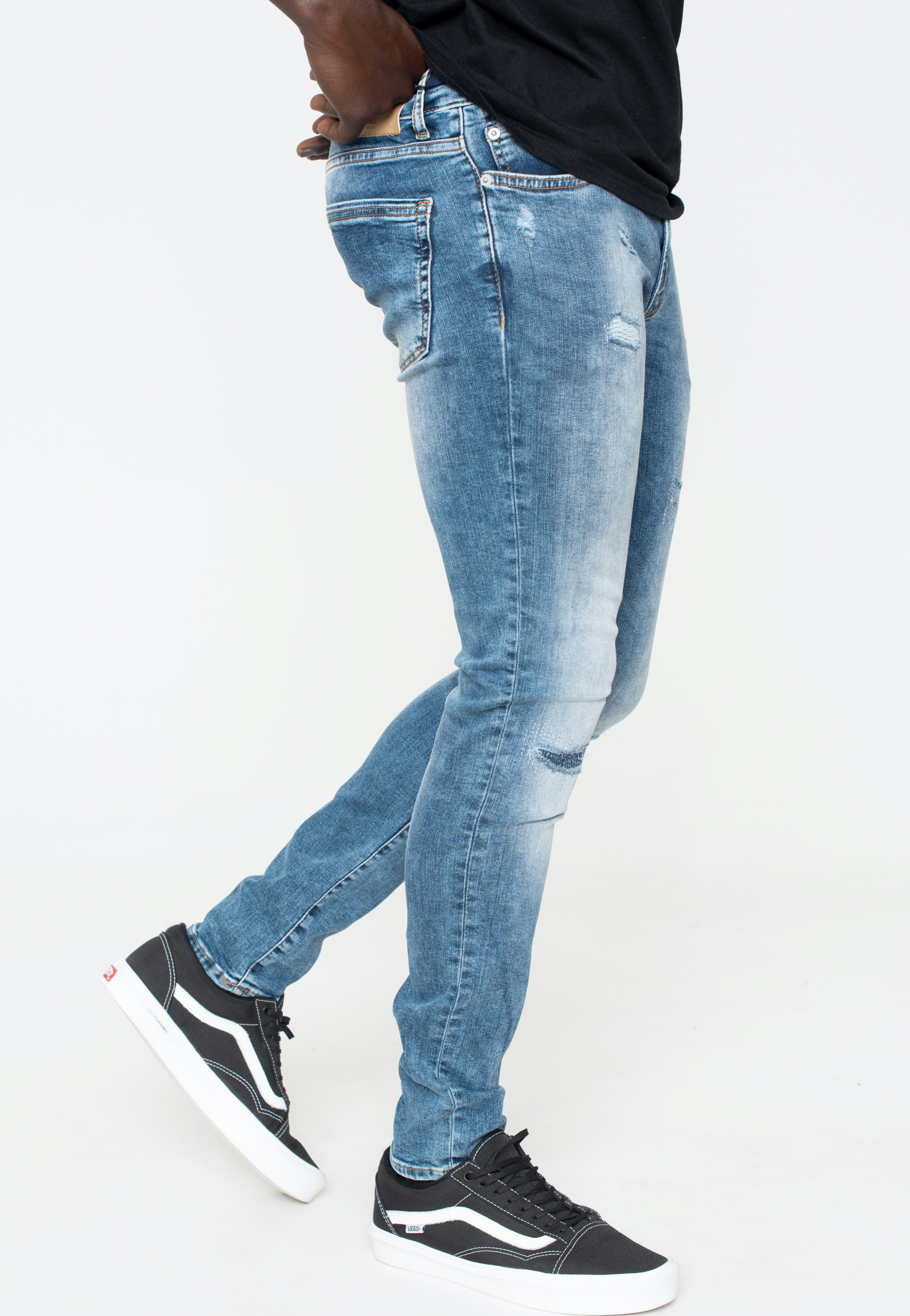 Only & Sons - Warp Skinny Medium Blue Denim - Jeans Find Great Online