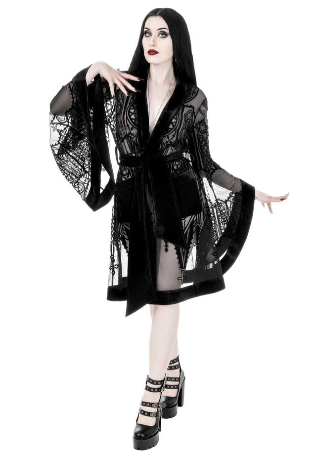 Restyle - Cathedralis Sheer Black - Cloak Buy Cheap With Credit Card