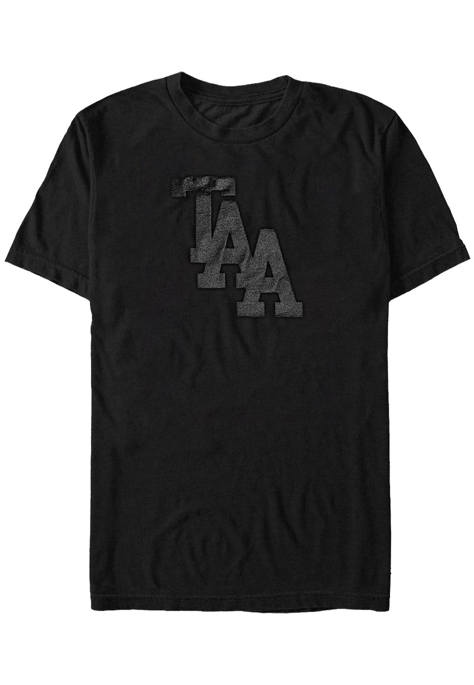 The Amity Affliction - TAA Logo Limited Black On Black - T-Shirt Affordable Cheap Online