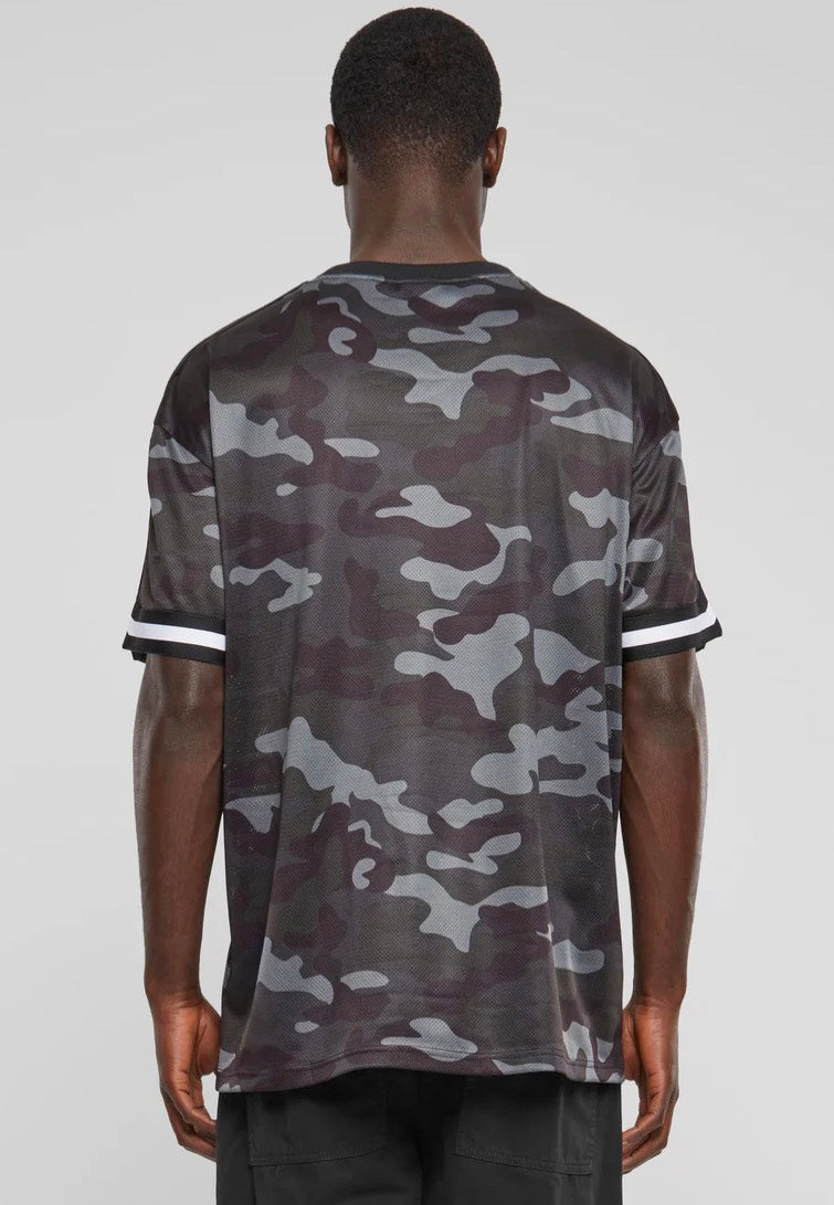 Urban Classics - Oversized Mesh Darkcamo - T-Shirt Discount Best Store To Get