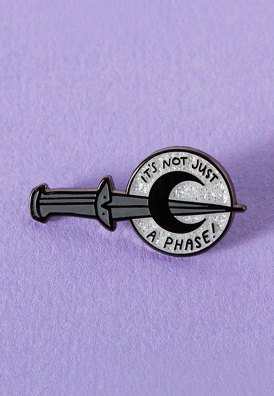 Punky Pins - Not Just A Phase Enamel - Pin Outlet Official Site